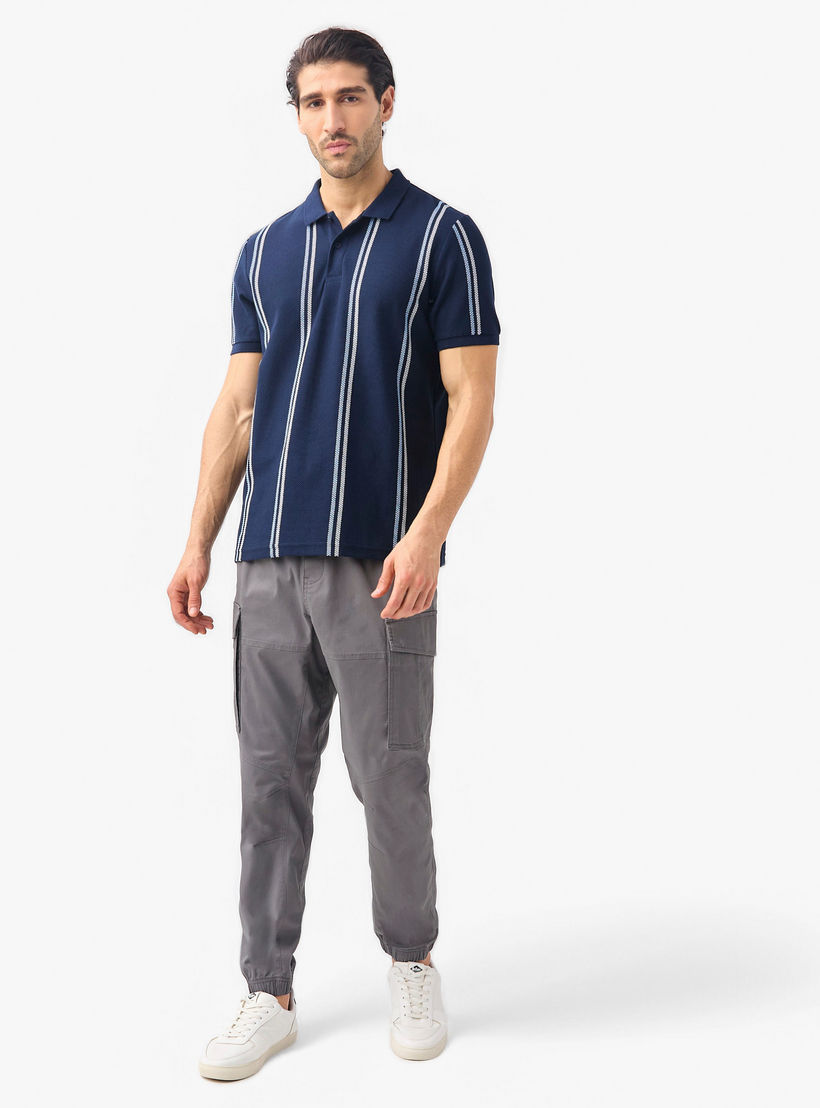 تيشيرت بولو مقلم بأكمام قصيرة-men-clothing-tshirtsandpolos-polos-image-2