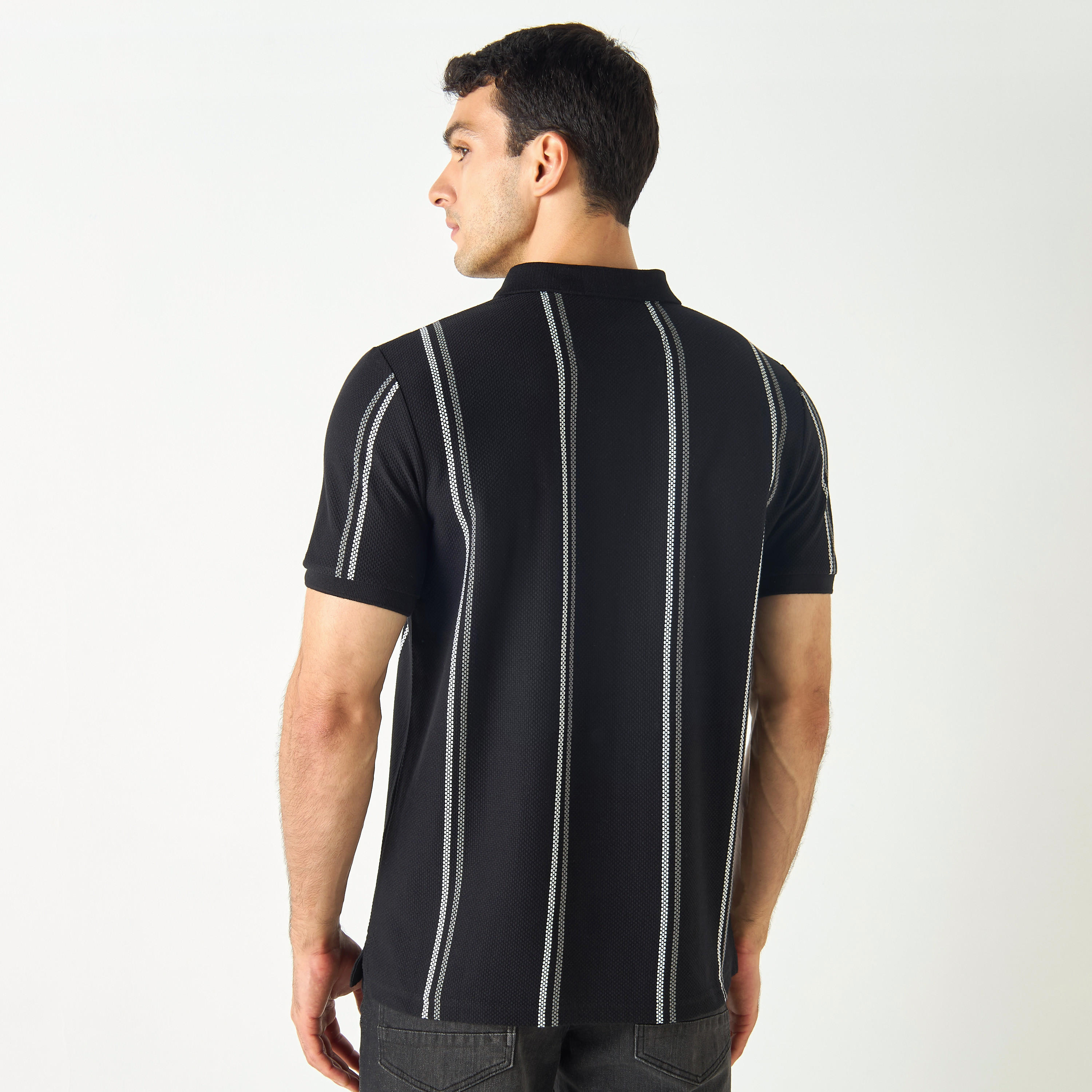 تيشيرت بولو مقلم بأكمام قصيرة-men-clothing-tshirtsandpolos-polos-image-2