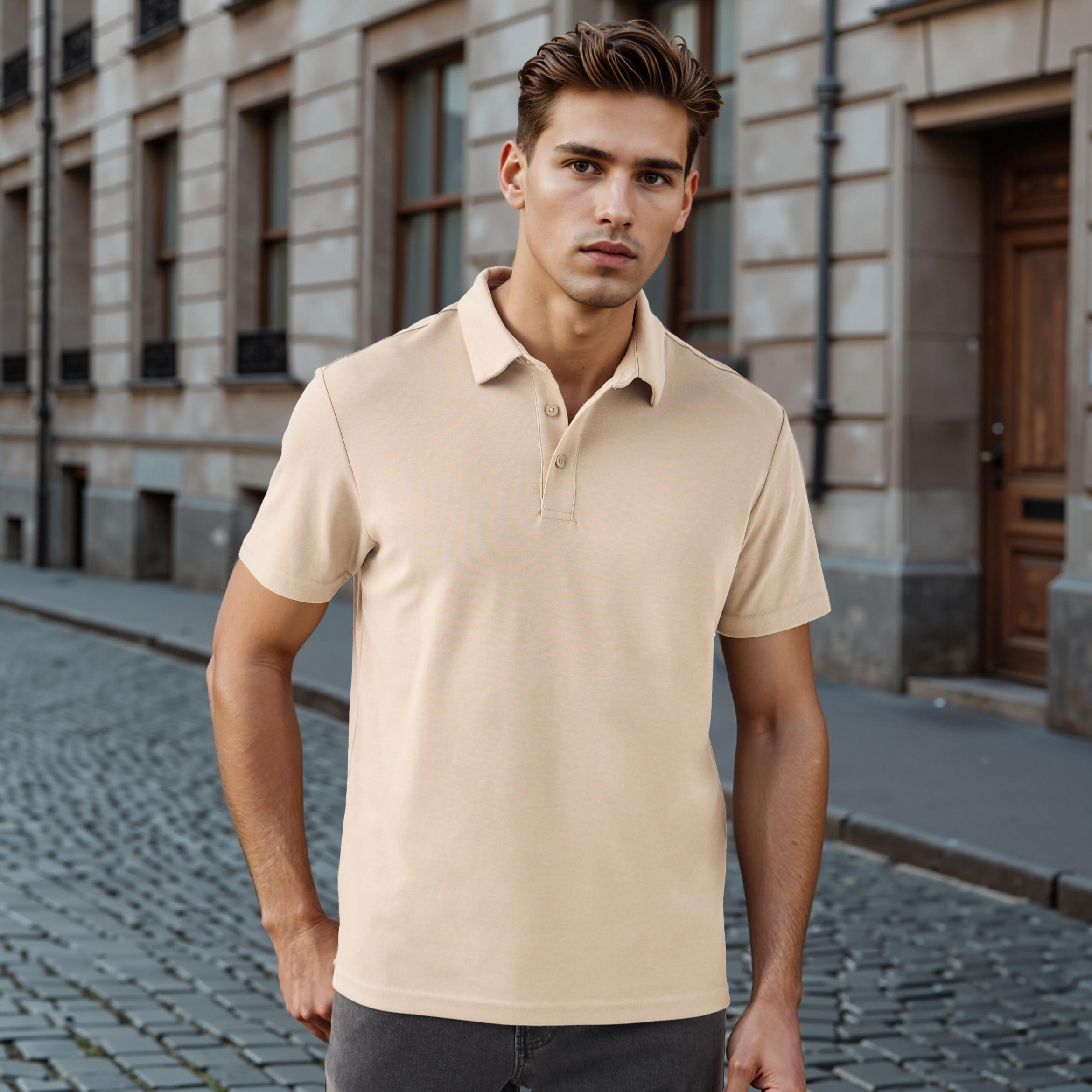 Shop Slim Fit Polo T-shirt Online | Splash KSA