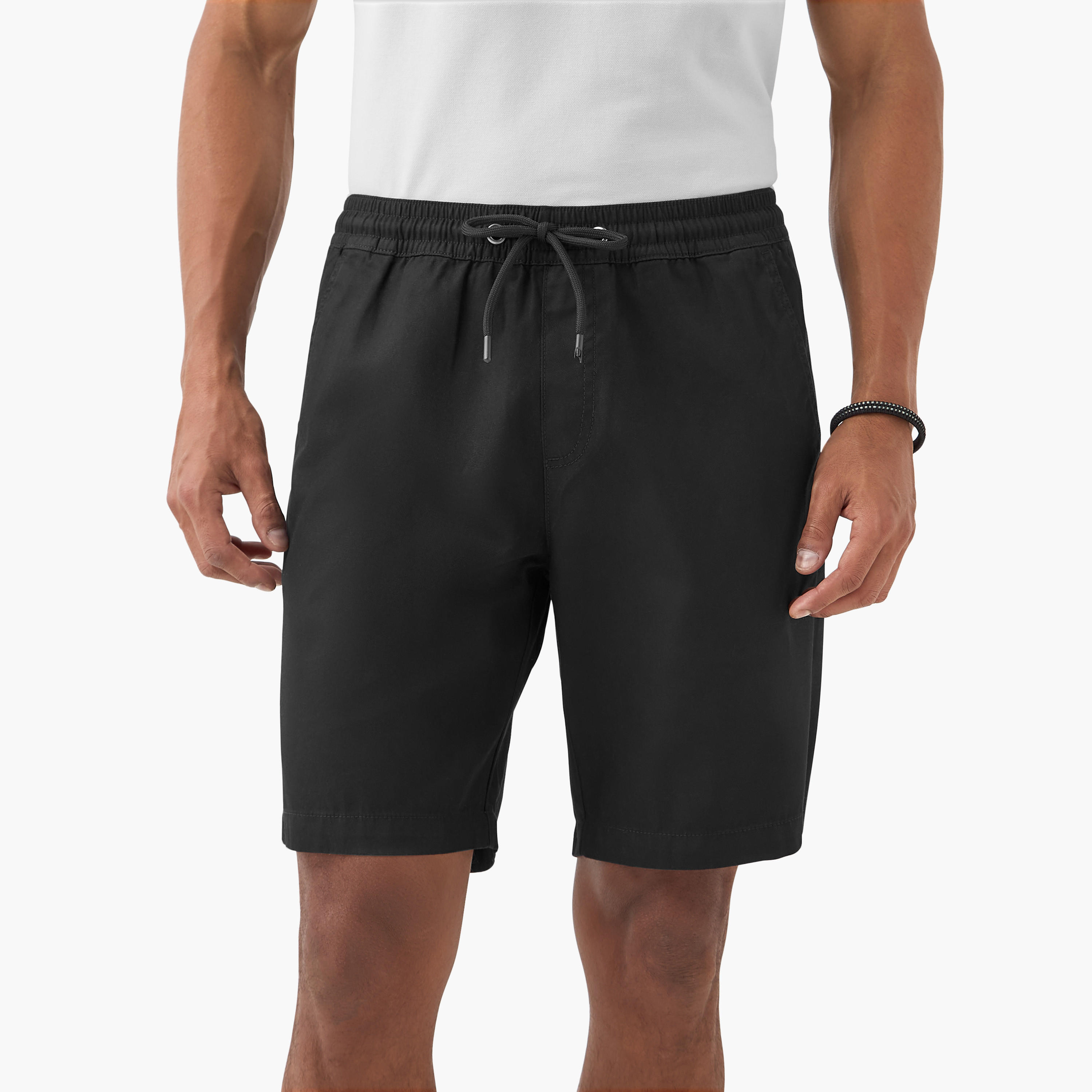Relaxed Fit Bermuda Flexi Waist Shorts-men-clothing-bottoms-shorts-image-1