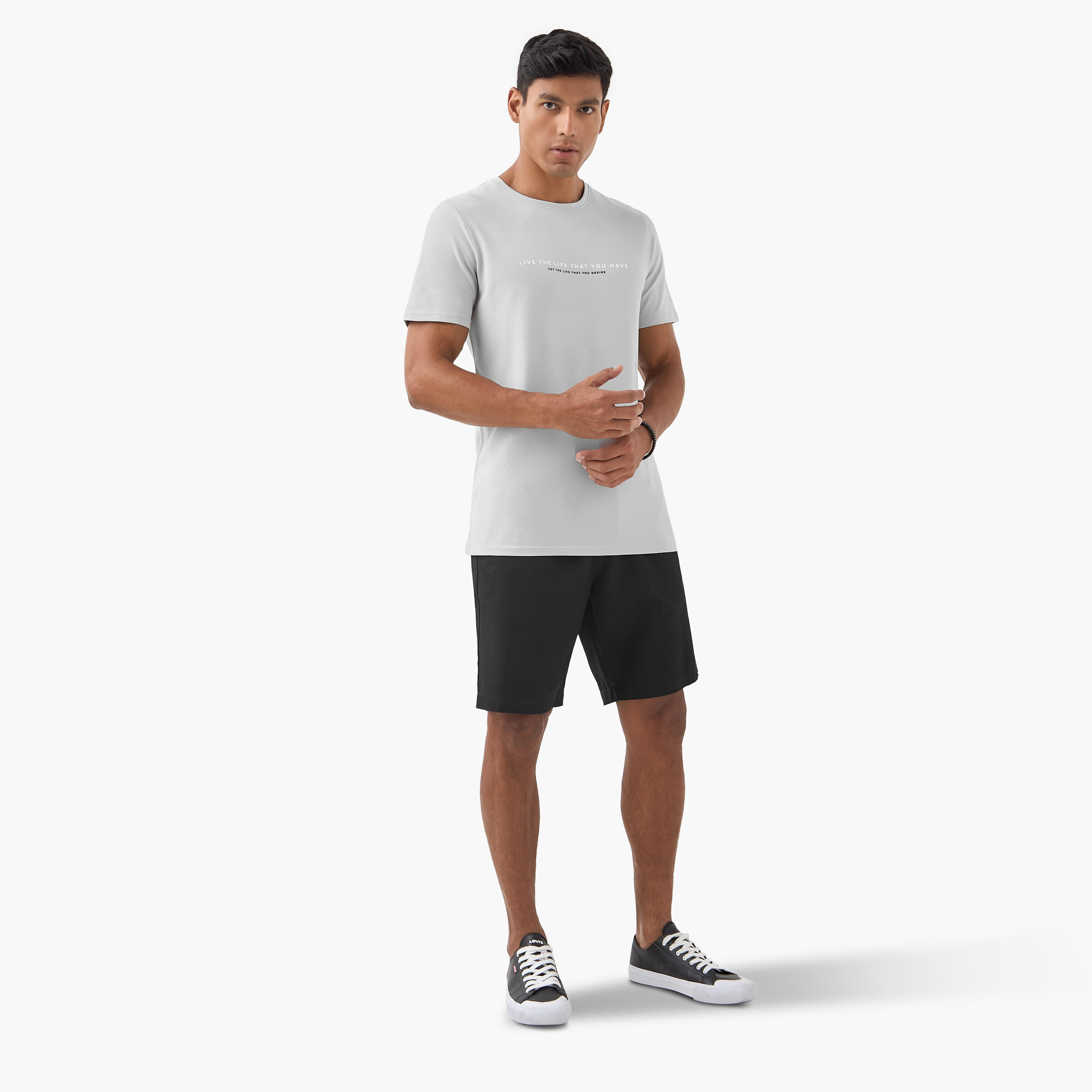 Relaxed Fit Bermuda Flexi Waist Shorts-men-clothing-bottoms-shorts-image-2