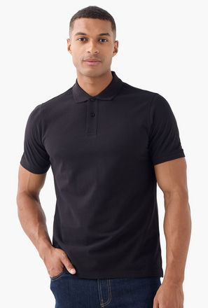 Regular Fit Polo T-shirt with Short Sleeves-men-clothing-tshirtsandpolos-image-1
