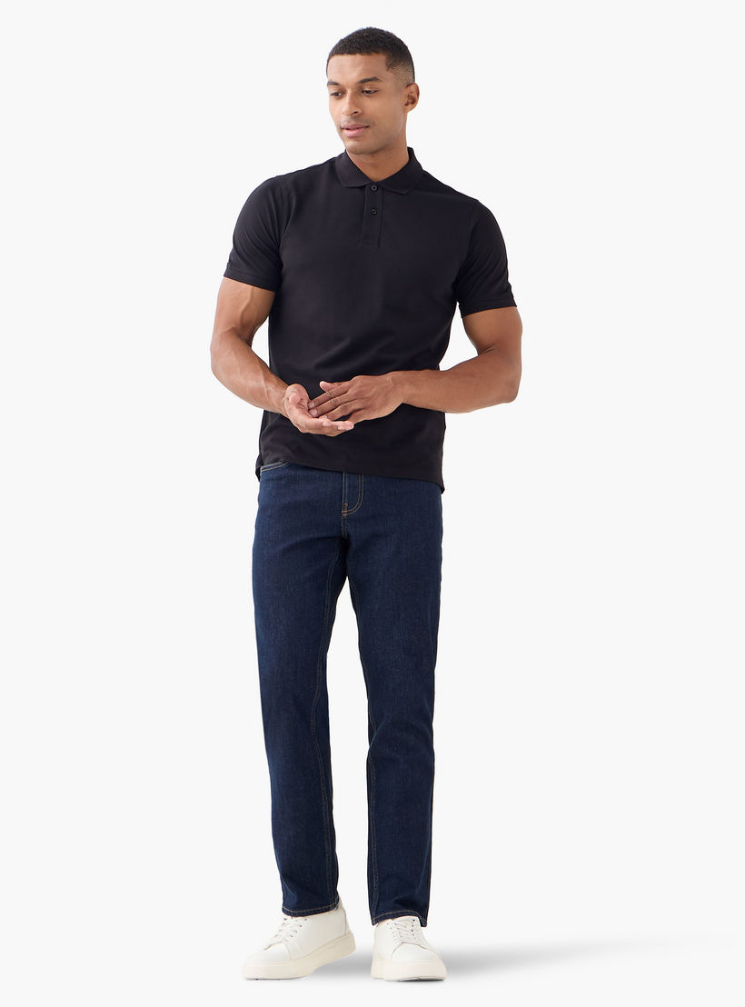 Regular Fit Polo T-shirt with Short Sleeves-men-clothing-tshirtsandpolos-polos-image-2