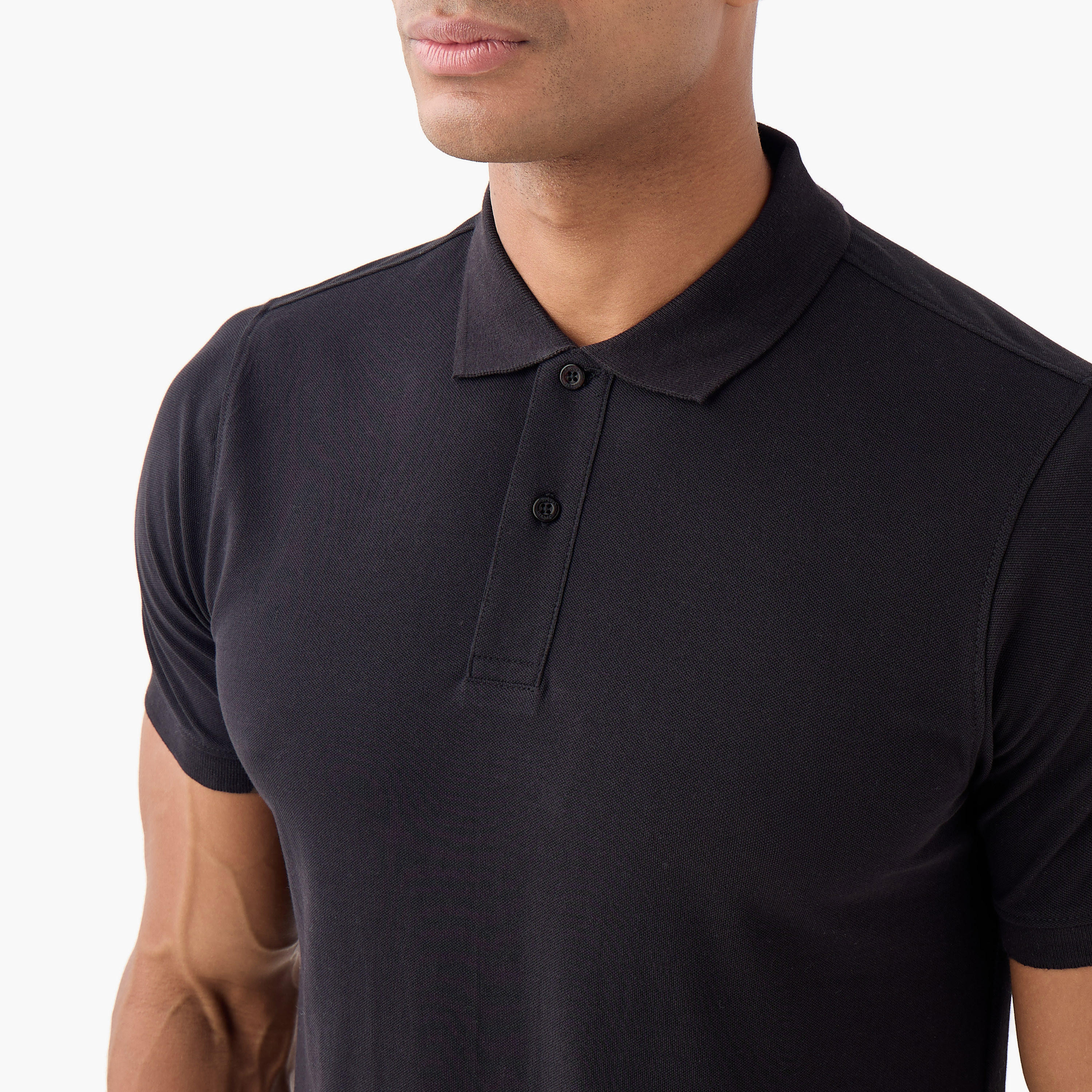 Regular Fit Polo T-shirt with Short Sleeves-men-clothing-tshirtsandpolos-polos-image-4