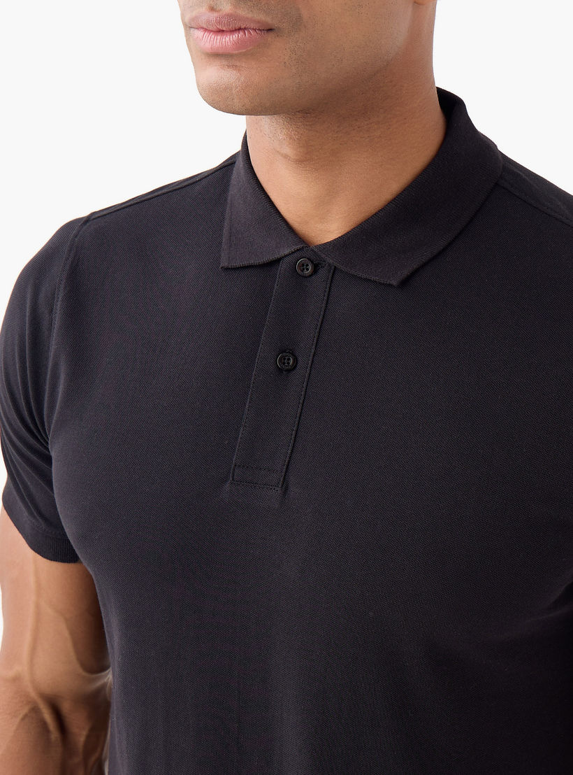 Regular Fit Polo T-shirt with Short Sleeves-men-clothing-tshirtsandpolos-polos-image-4