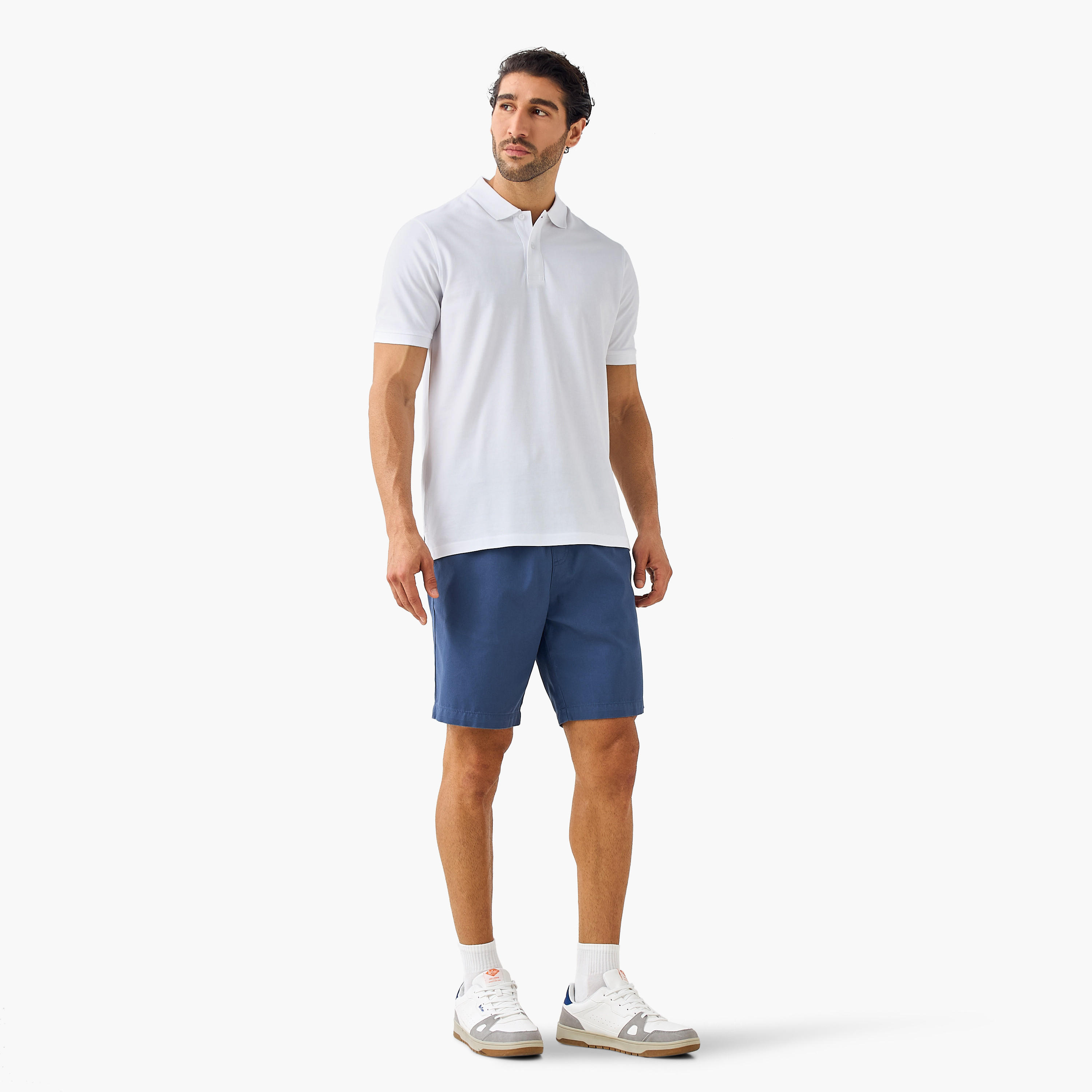 تيشيرت بولو بقصة عادية وأكمام قصيرة-men-clothing-tshirtsandpolos-polos-image-2