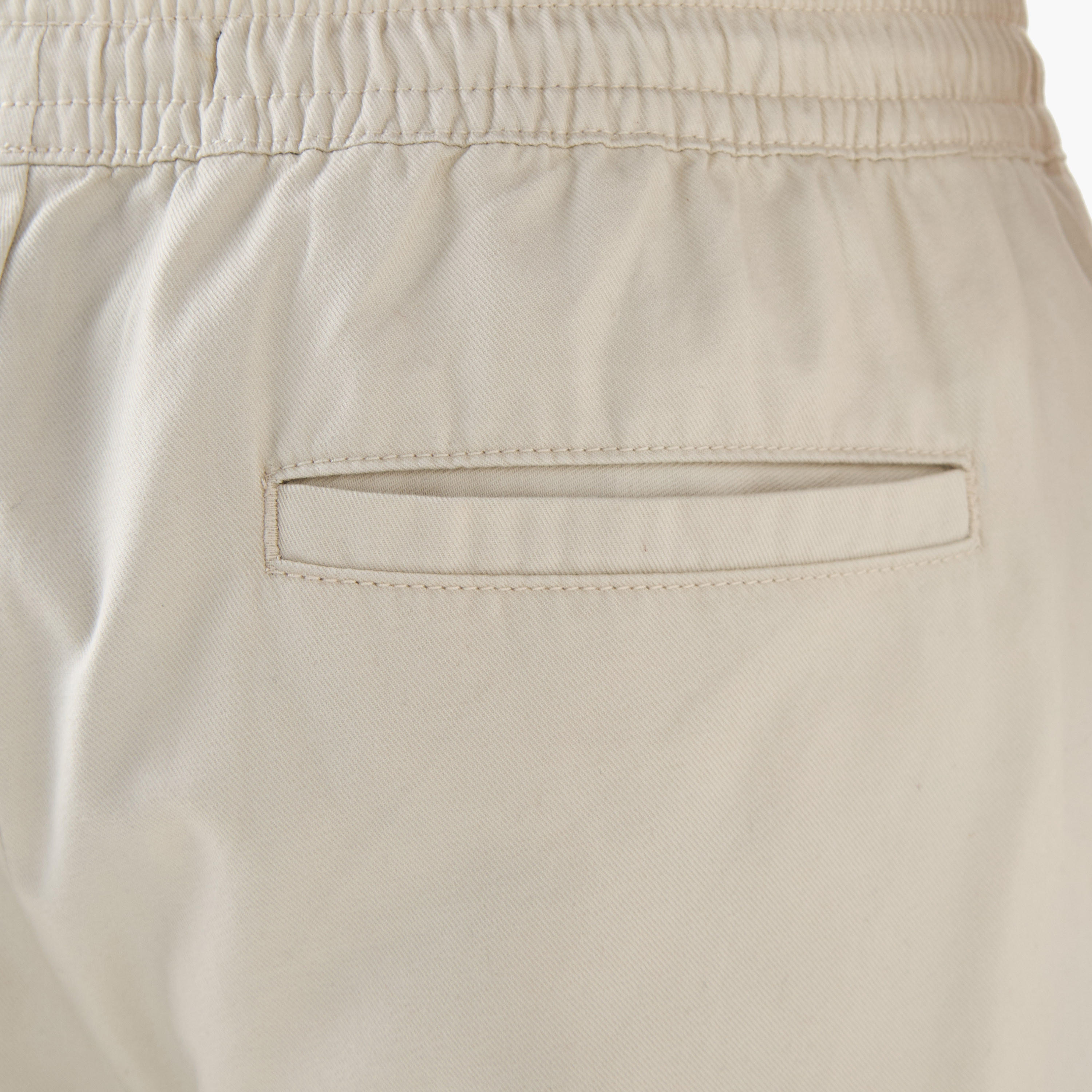 Regular Fit Shorts with Flexi Waist and Pockets-men-clothing-bottoms-shorts-image-5