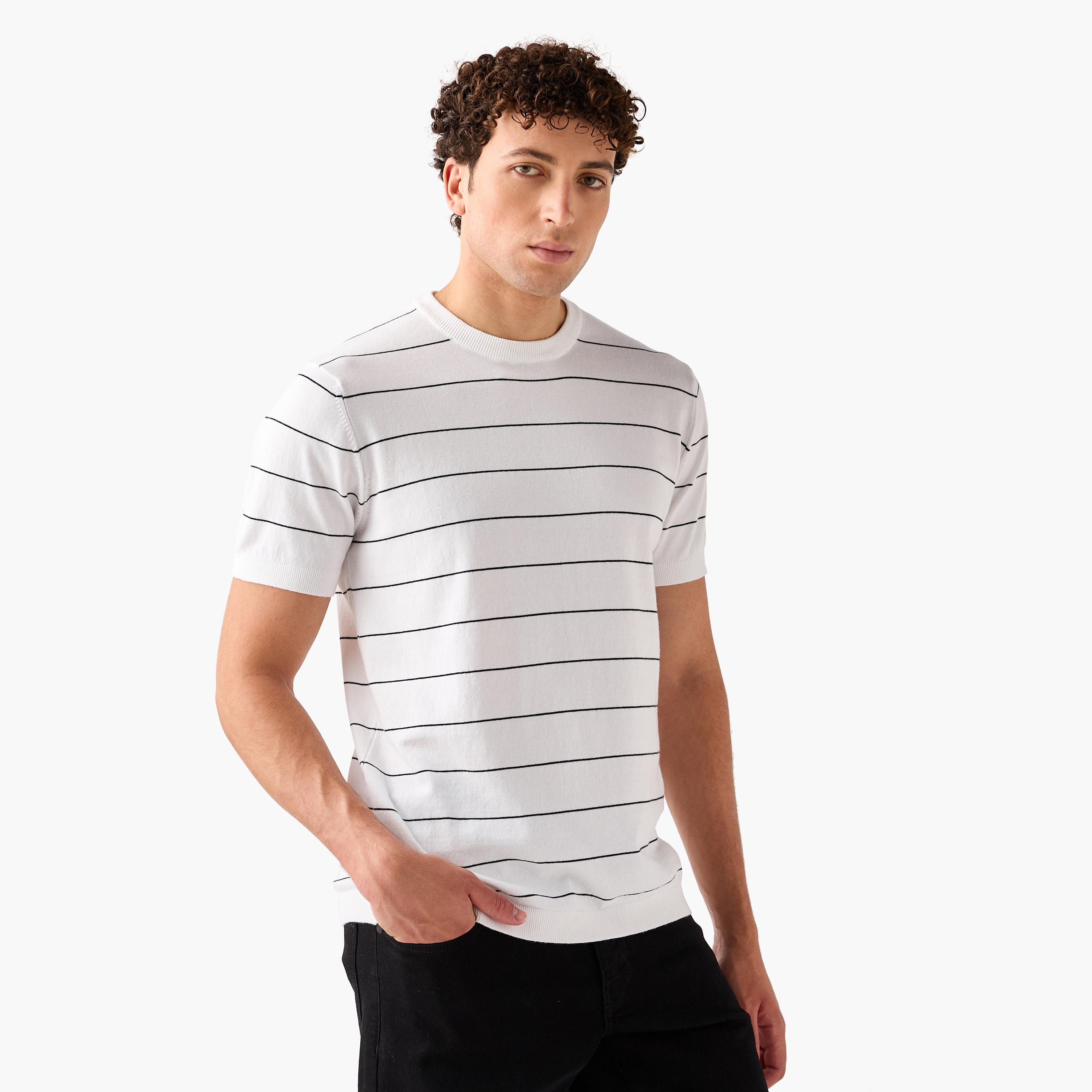 Striped Crew Neck T-shirt-men-clothing-tshirtsandpolos-tshirts-image-1