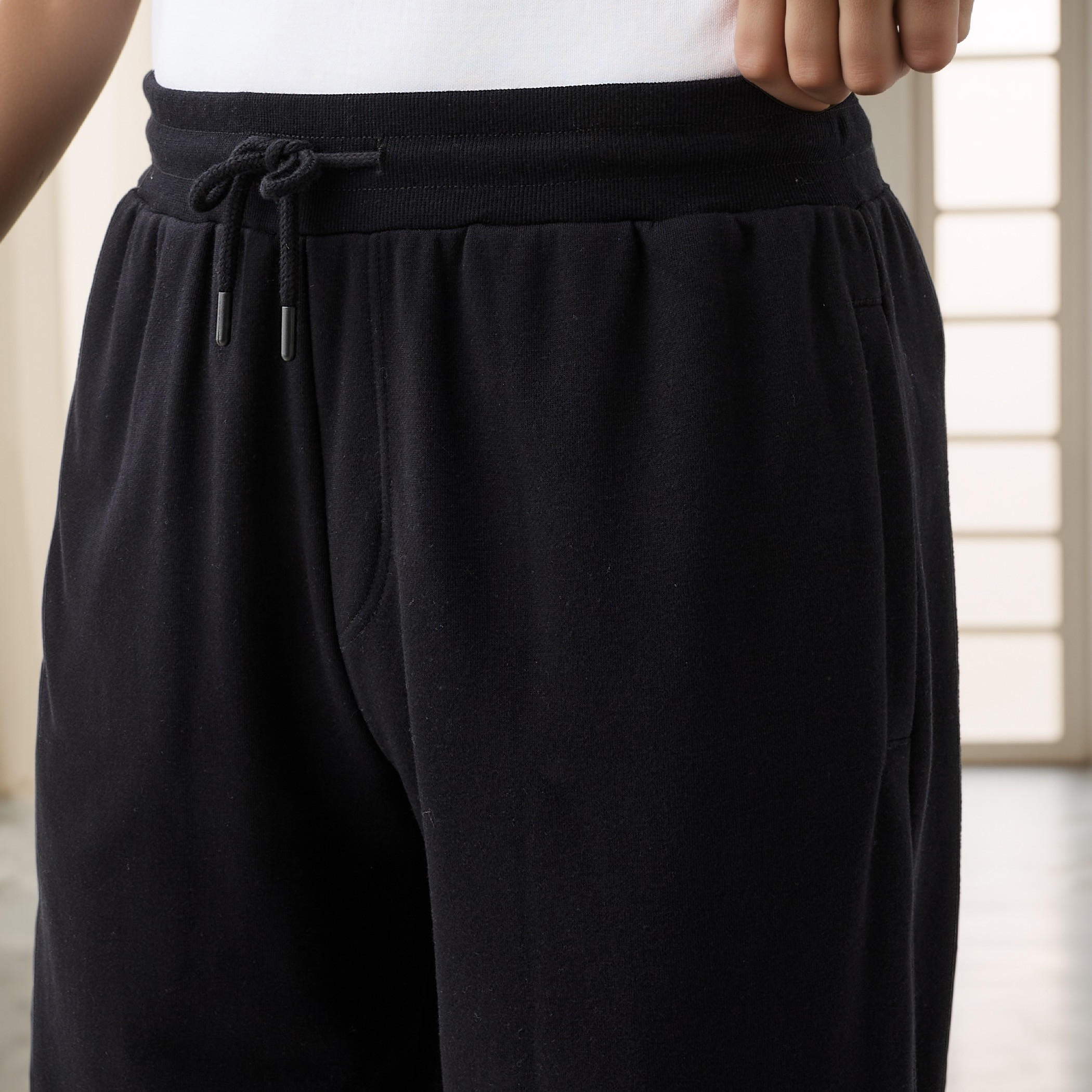 Men Regular Fit Joggers with FlexiComfort Waistband-men-clothing-bottoms-joggers-image-4