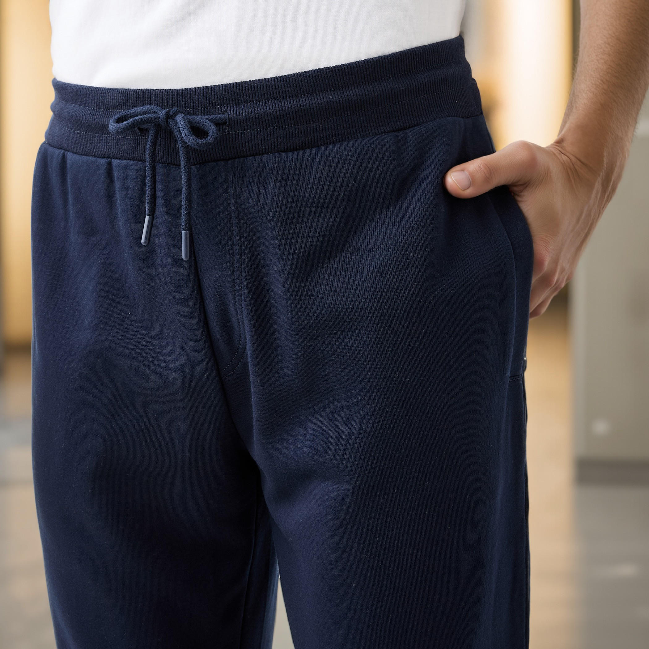 Men Regular Fit Joggers with FlexiComfort Waistband-men-clothing-bottoms-joggers-image-5