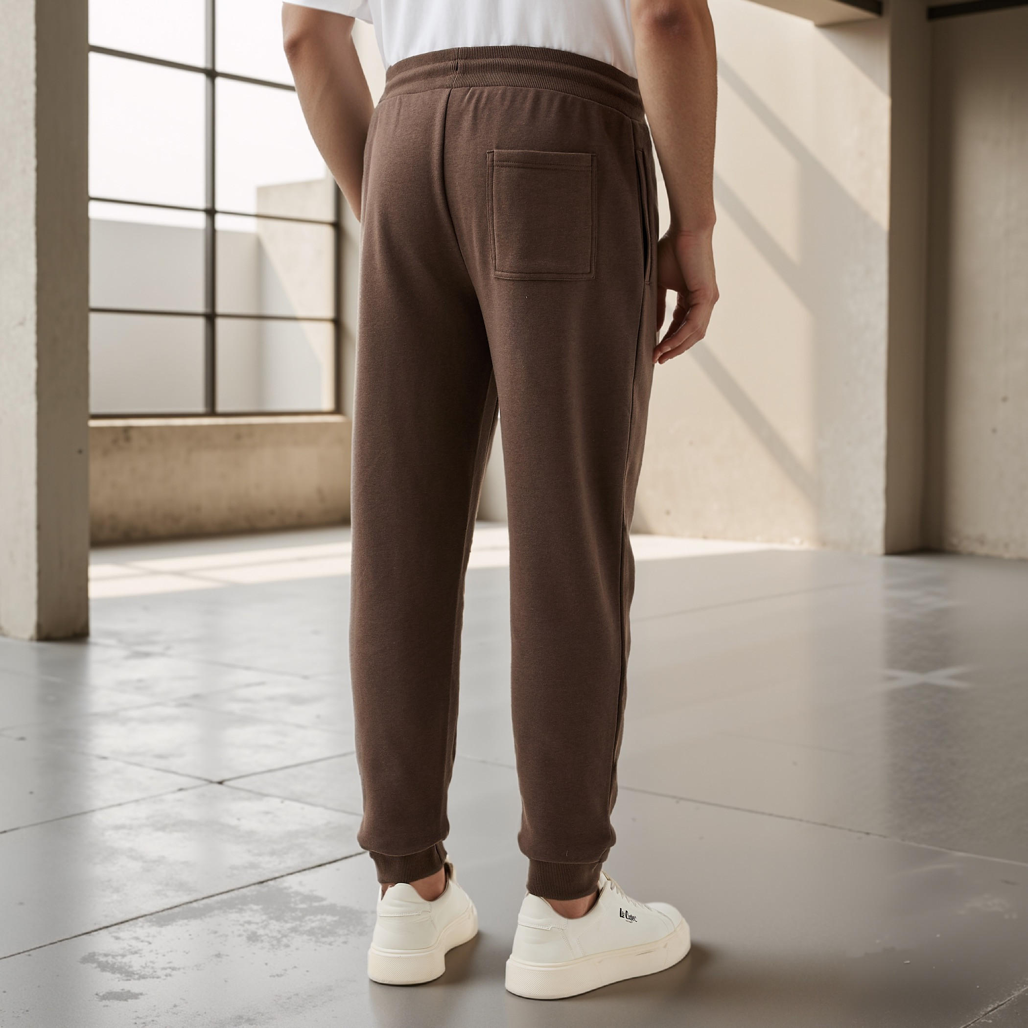 Men Regular Fit Joggers with FlexiComfort Waistband-men-clothing-bottoms-joggers-image-3
