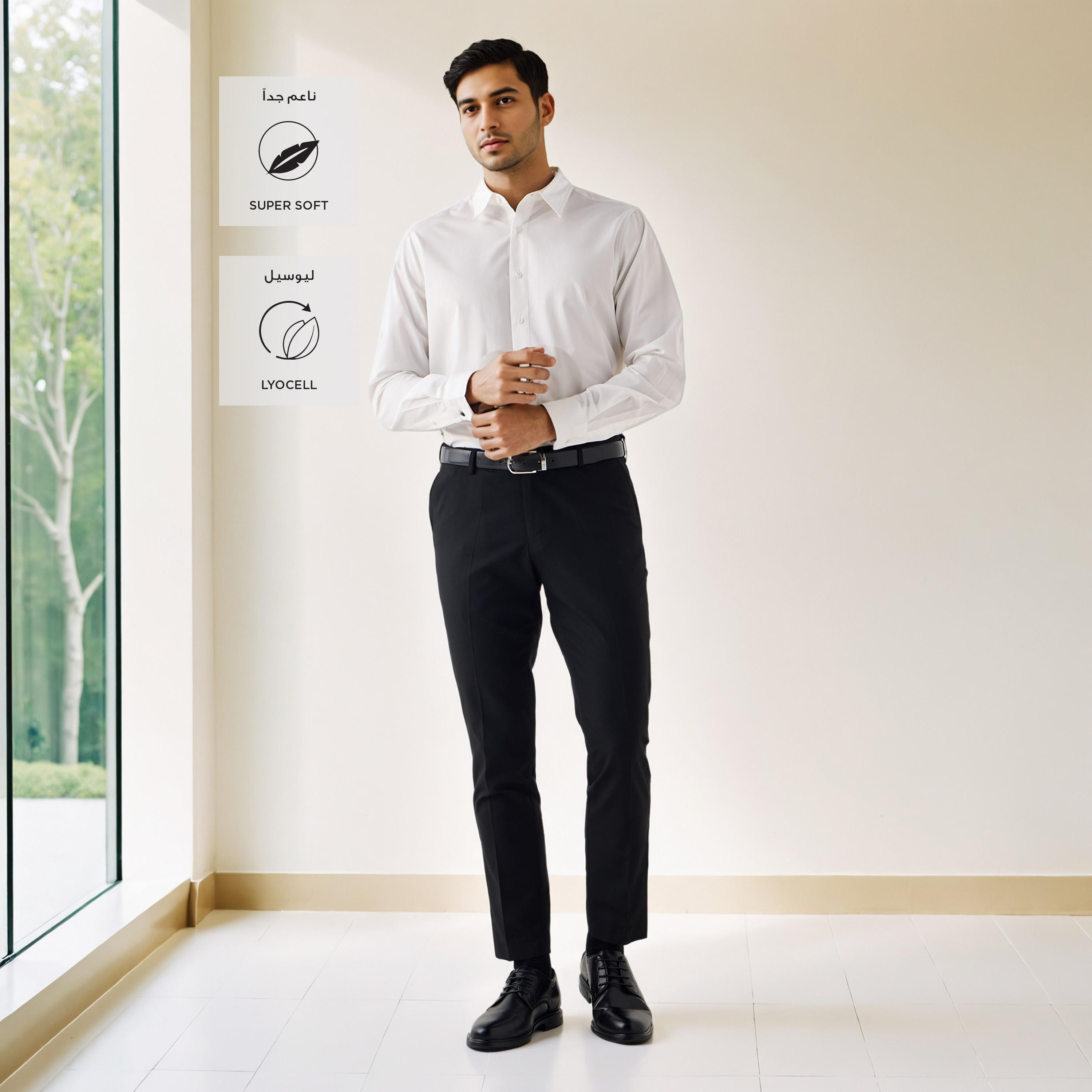 Relaxed Fit Poplin Shirt-men-clothing-shirts-image-2