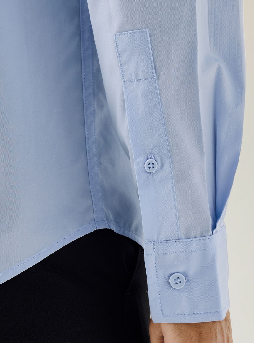 Relaxed Fit Poplin Shirt-men-clothing-shirts-image-4