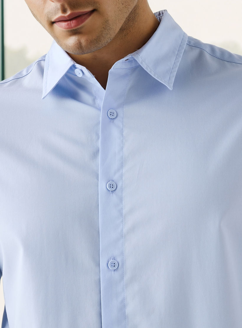 Relaxed Fit Poplin Shirt-men-clothing-shirts-image-5