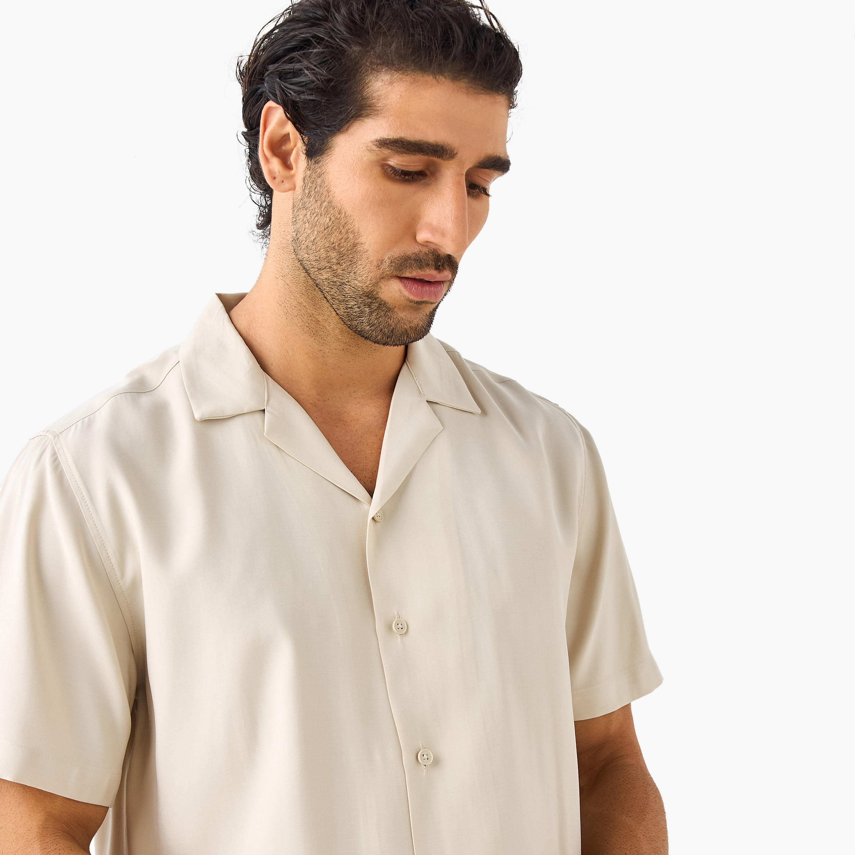 Relaxed Fit Collared Resort Shirt-men-clothing-shirts-image-4