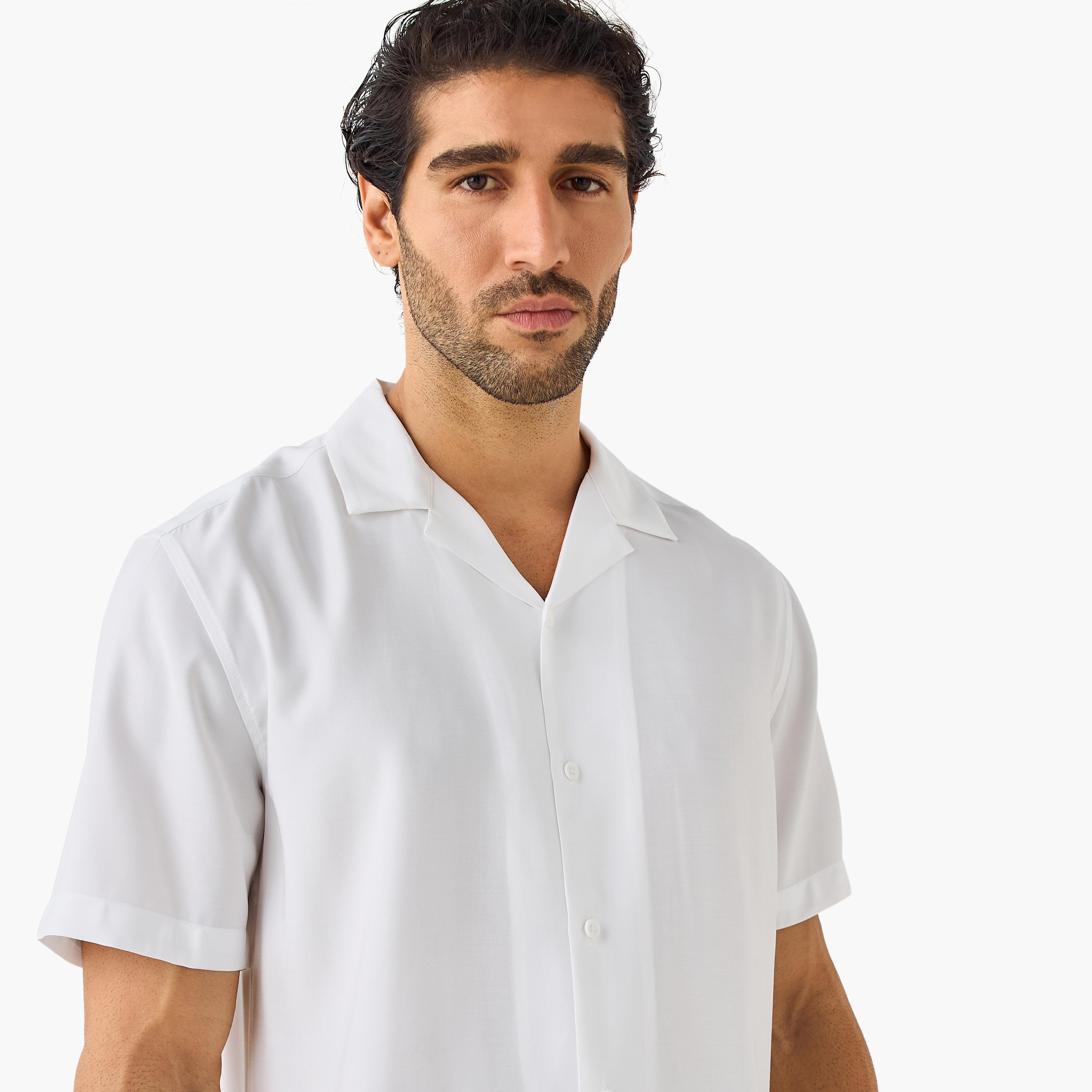 Relaxed Fit Collared Resort Shirt-men-clothing-shirts-image-4