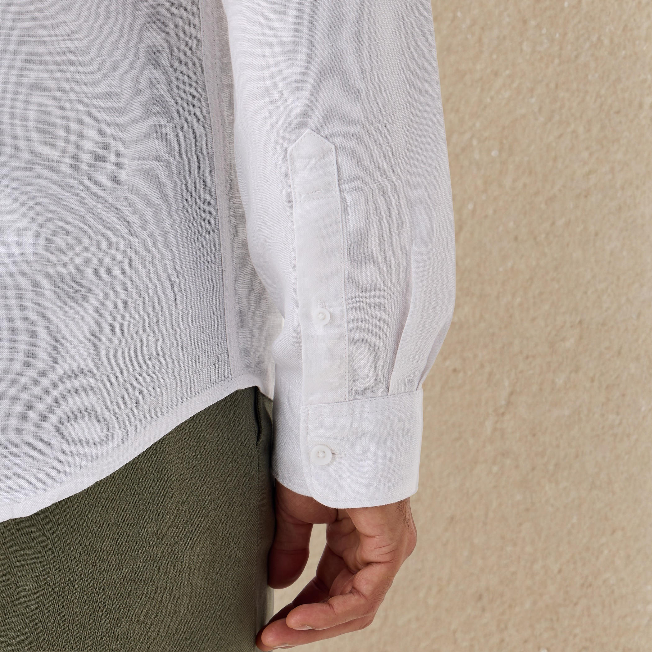Regular Fit Linen Blend Shirt-men-clothing-shirts-image-5