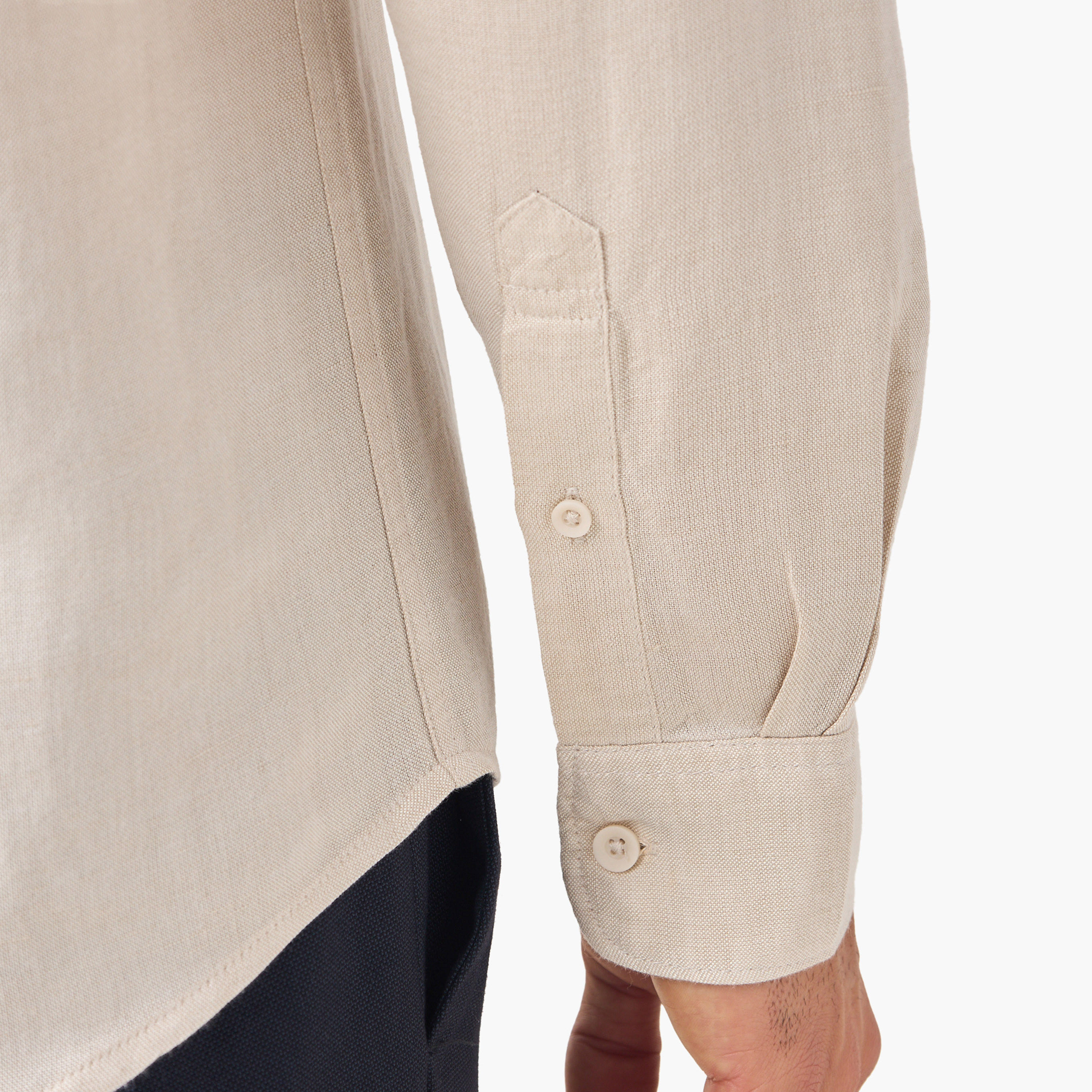 Regular Fit Linen Blend Shirt-men-clothing-shirts-image-6