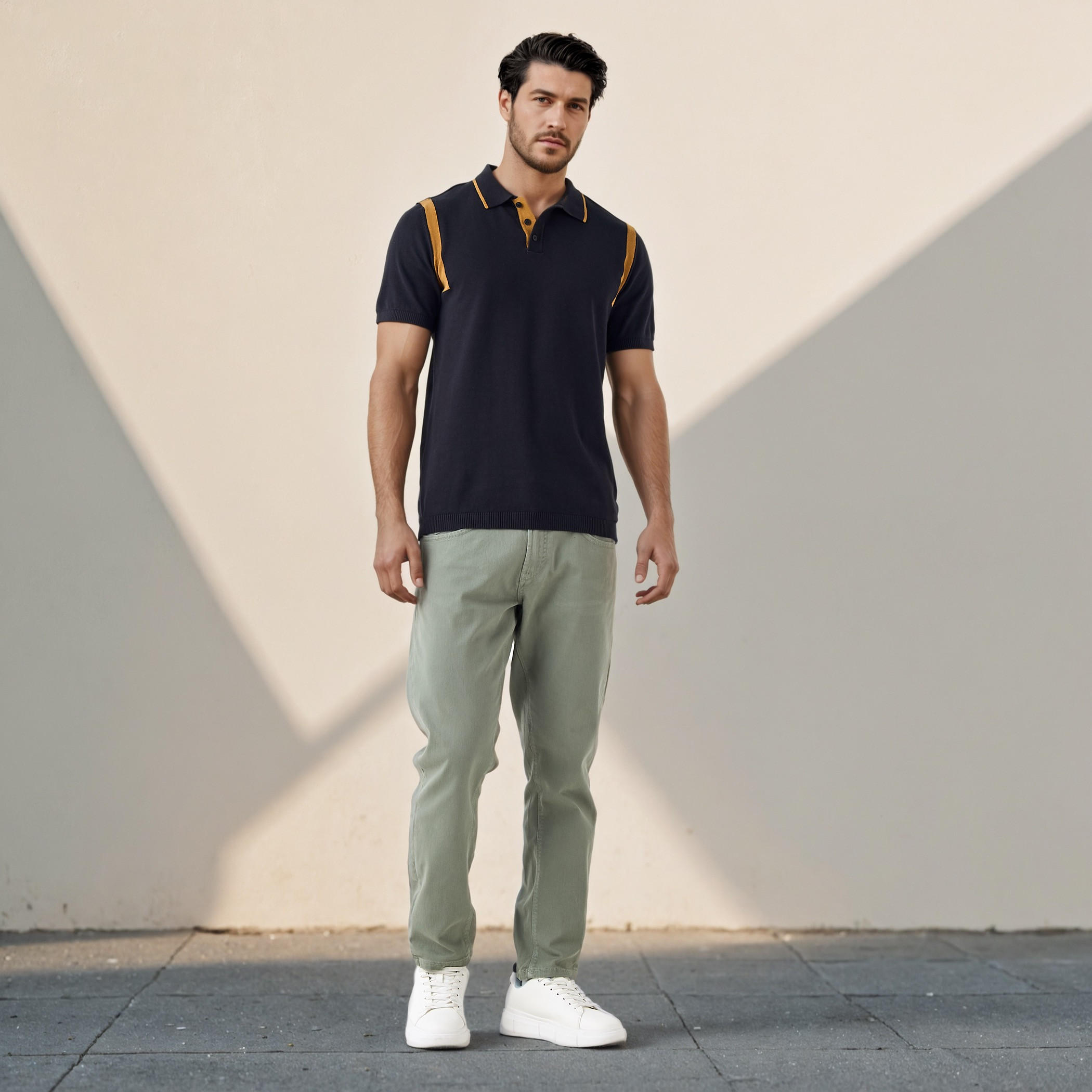 Panelled Polo T-shirt-men-clothing-tshirtsandpolos-polos-image-2
