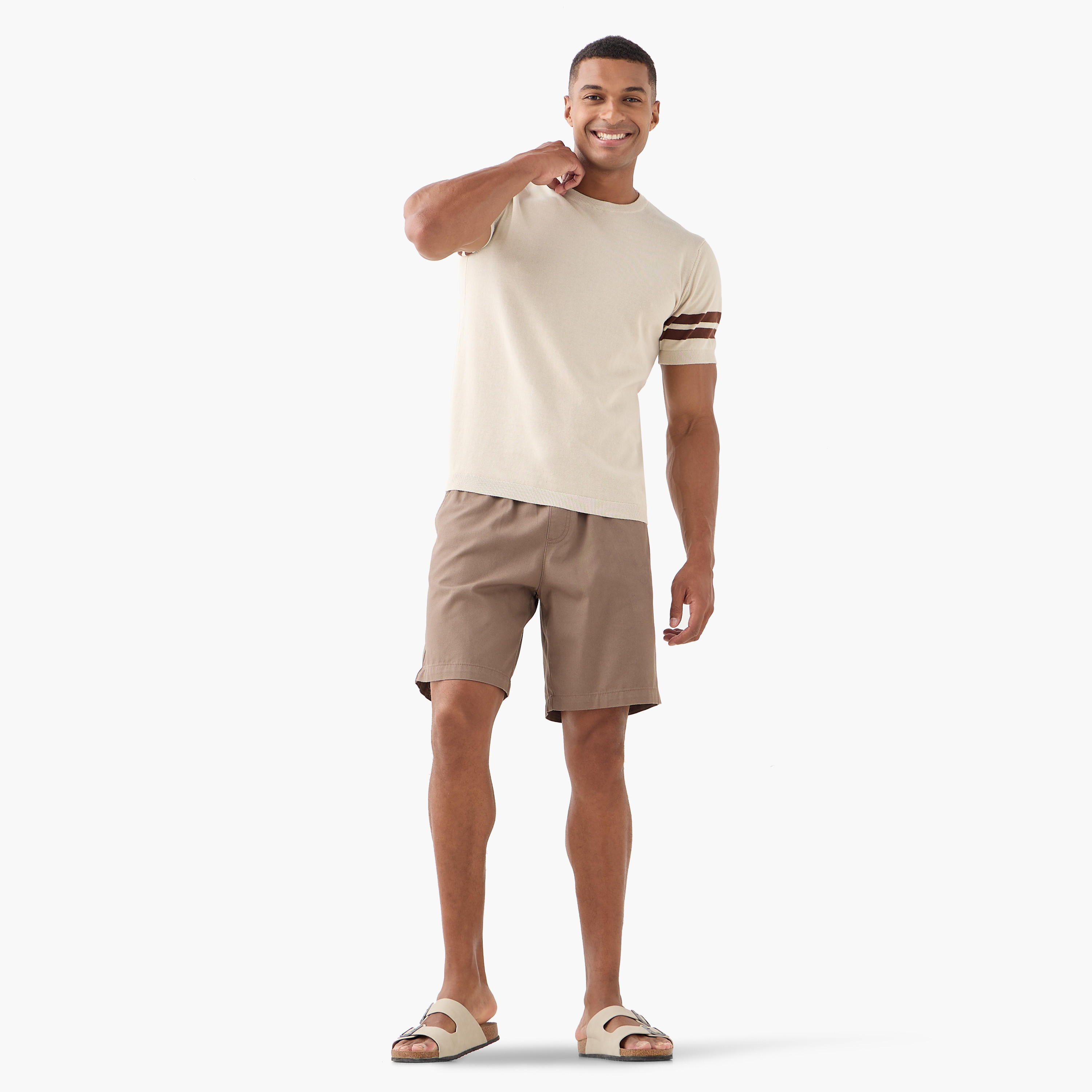 Stripe Detail Crew Neck T-shirt-men-clothing-tshirtsandpolos-tshirts-image-2