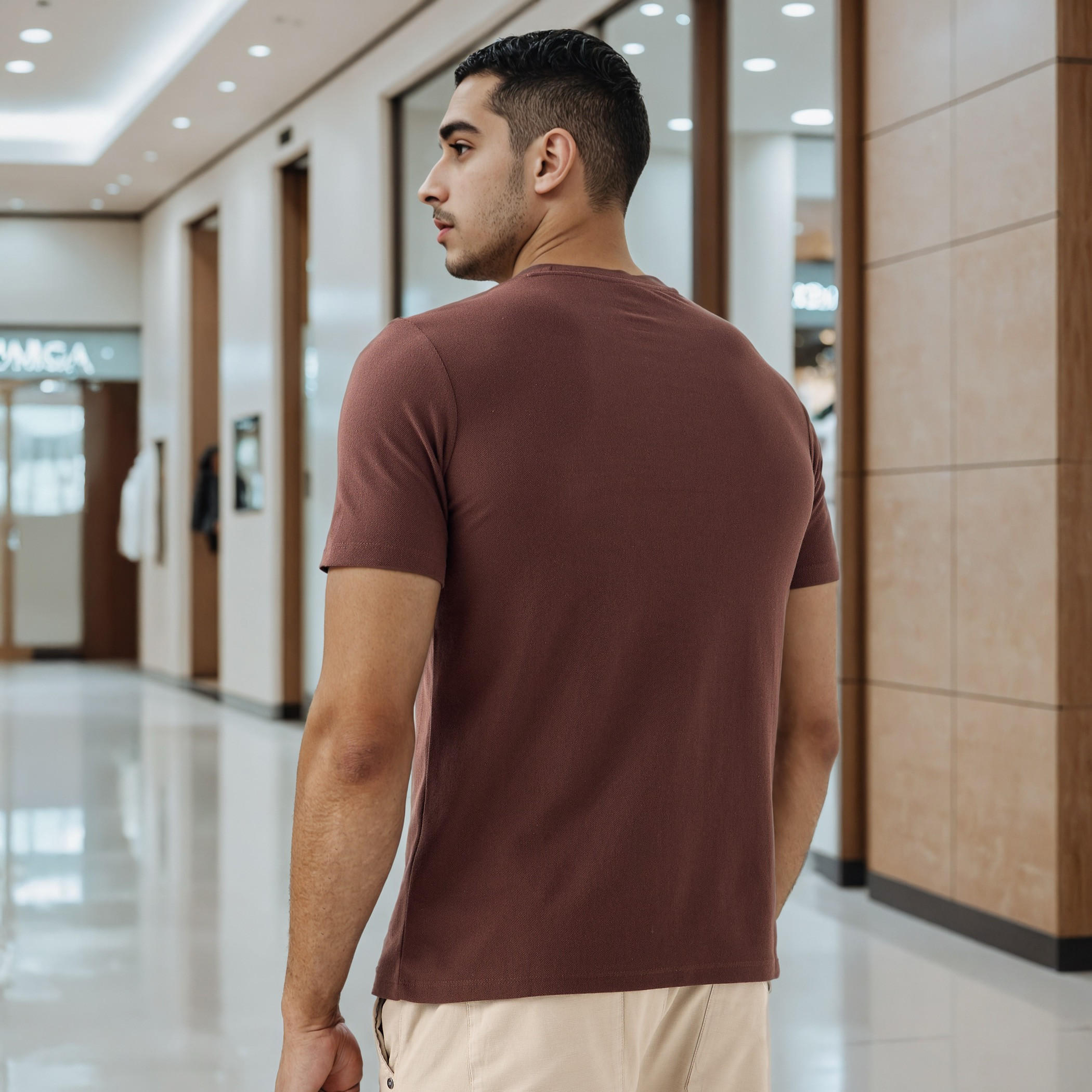تيشيرت أومبري مقلم بياقة ضيقة-men-clothing-tshirtsandpolos-tshirts-image-3
