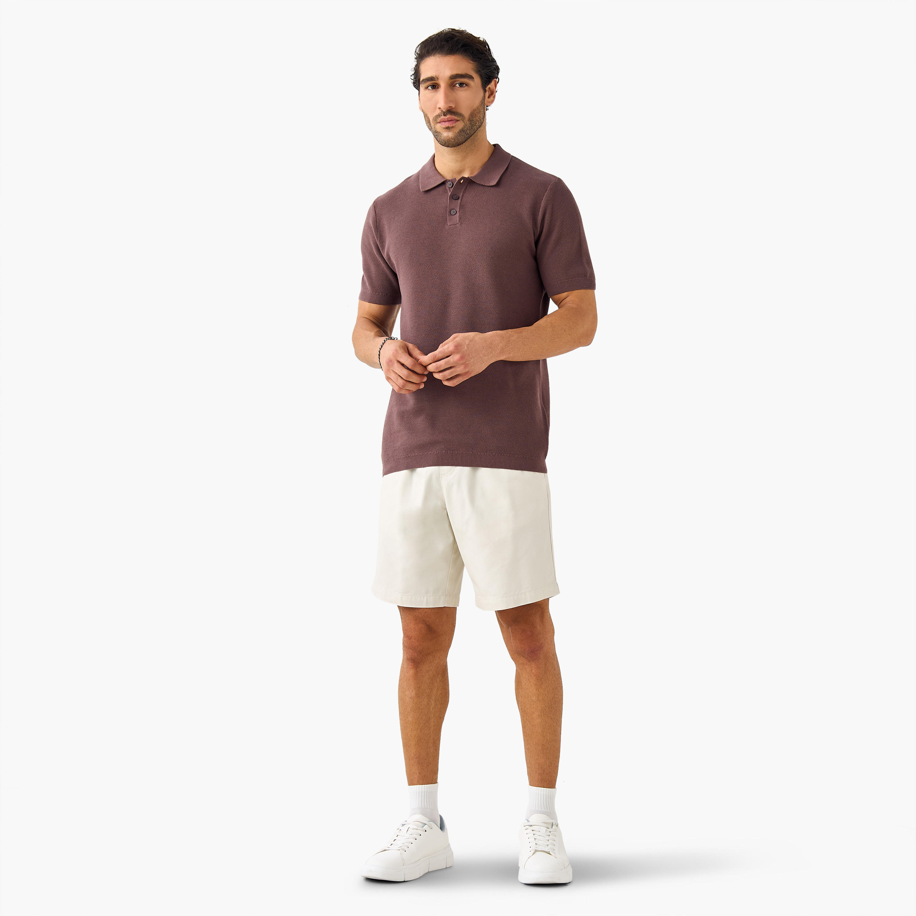 تيشيرت بولو  هيرنجبون بارز الملمس-men-clothing-tshirtsandpolos-polos-image-2