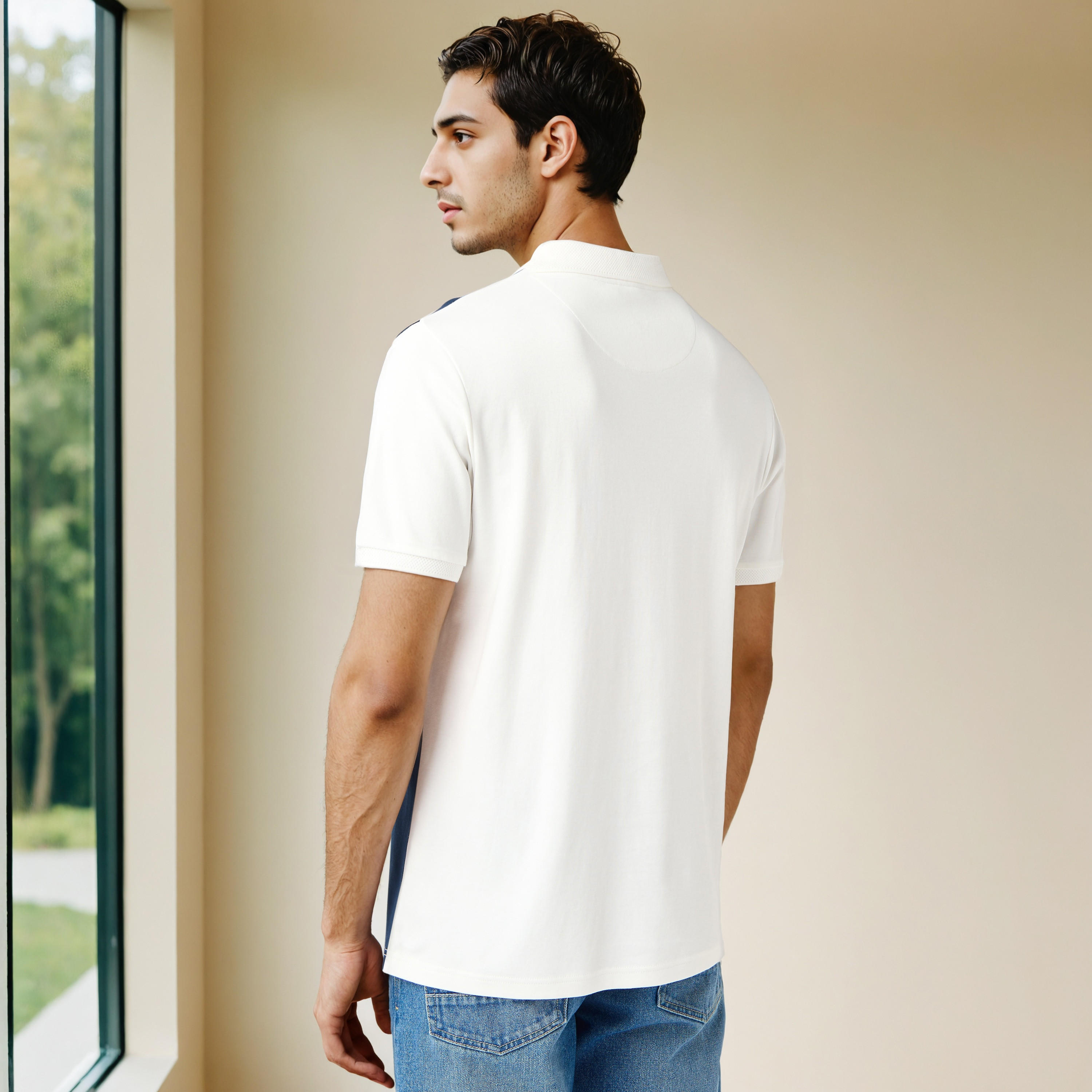 تيشيرت بولو بقوالب ملونة-men-clothing-tshirtsandpolos-polos-image-3