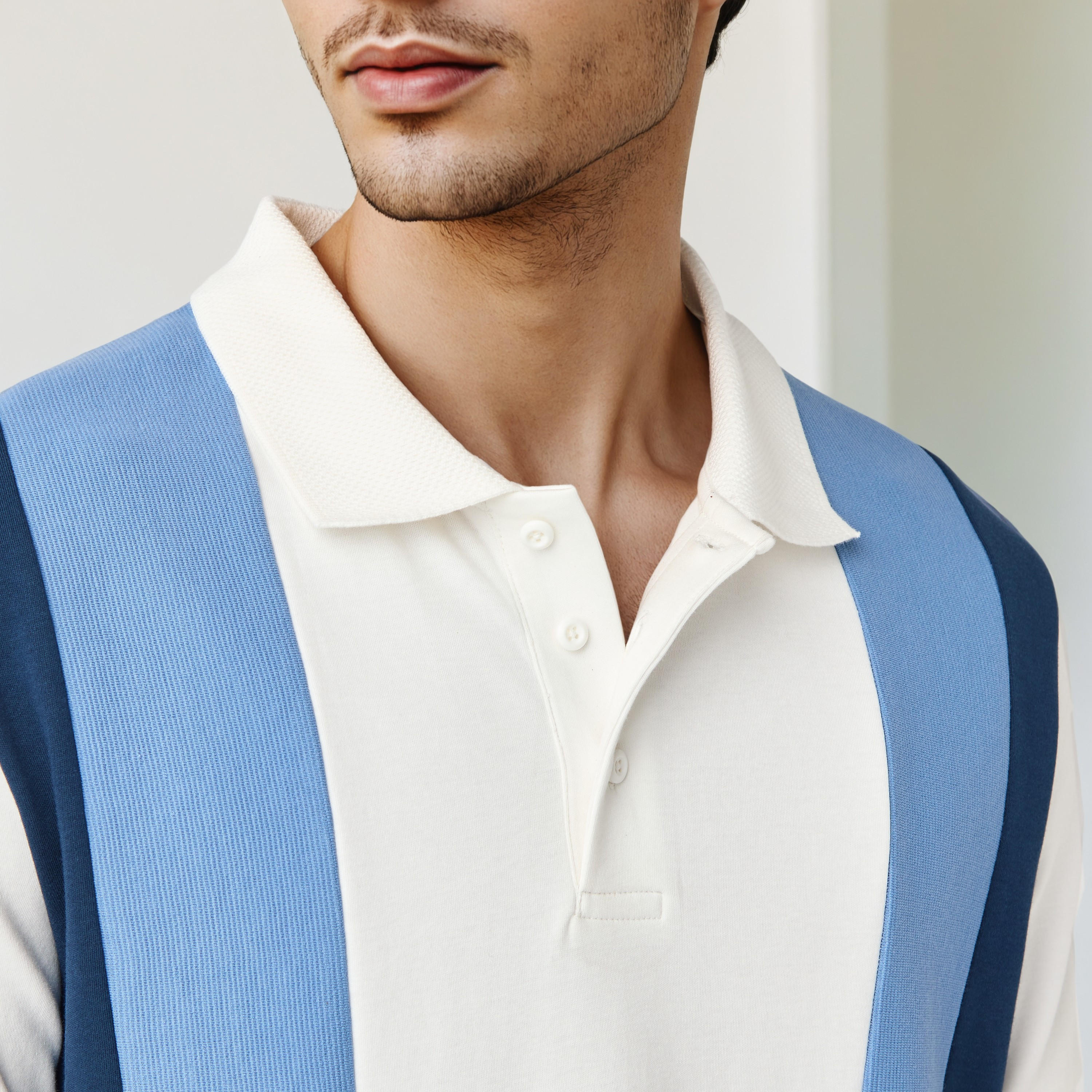 تيشيرت بولو بقوالب ملونة-men-clothing-tshirtsandpolos-polos-image-4