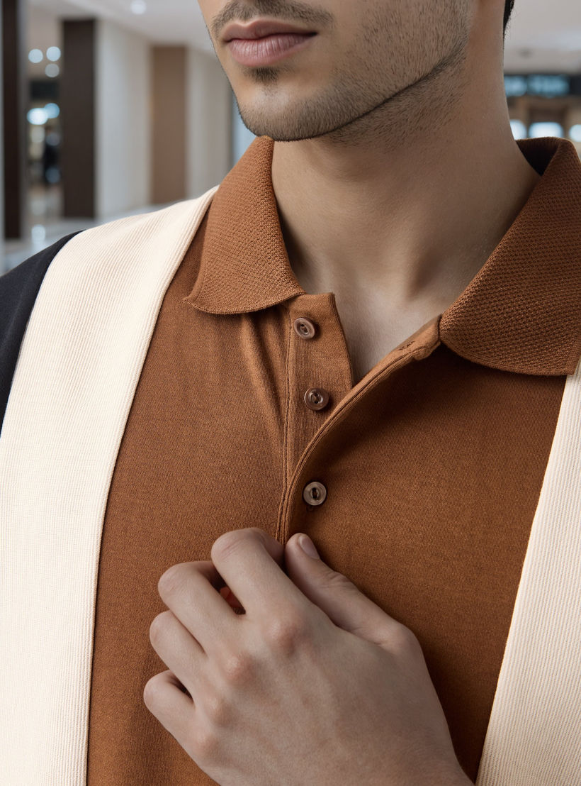 تيشيرت بولو بقوالب ملونة-men-clothing-tshirtsandpolos-polos-image-4