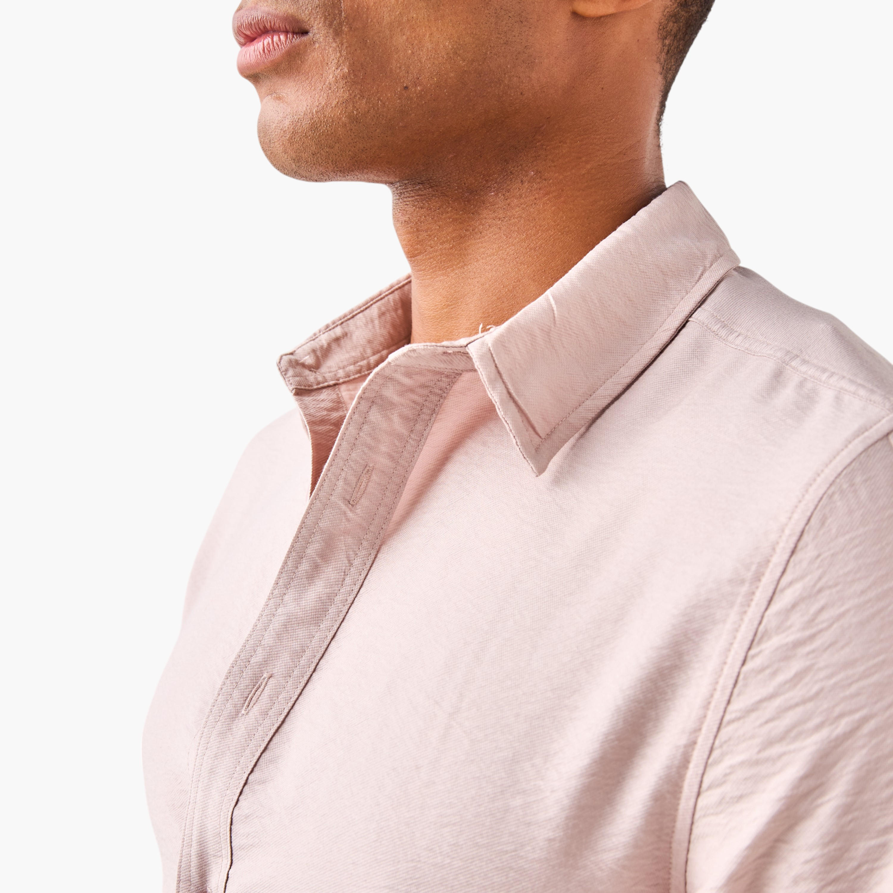 قميص مجعّد بارز الملمس بياقة عادية وقصّة عادية-men-clothing-shirts-image-3