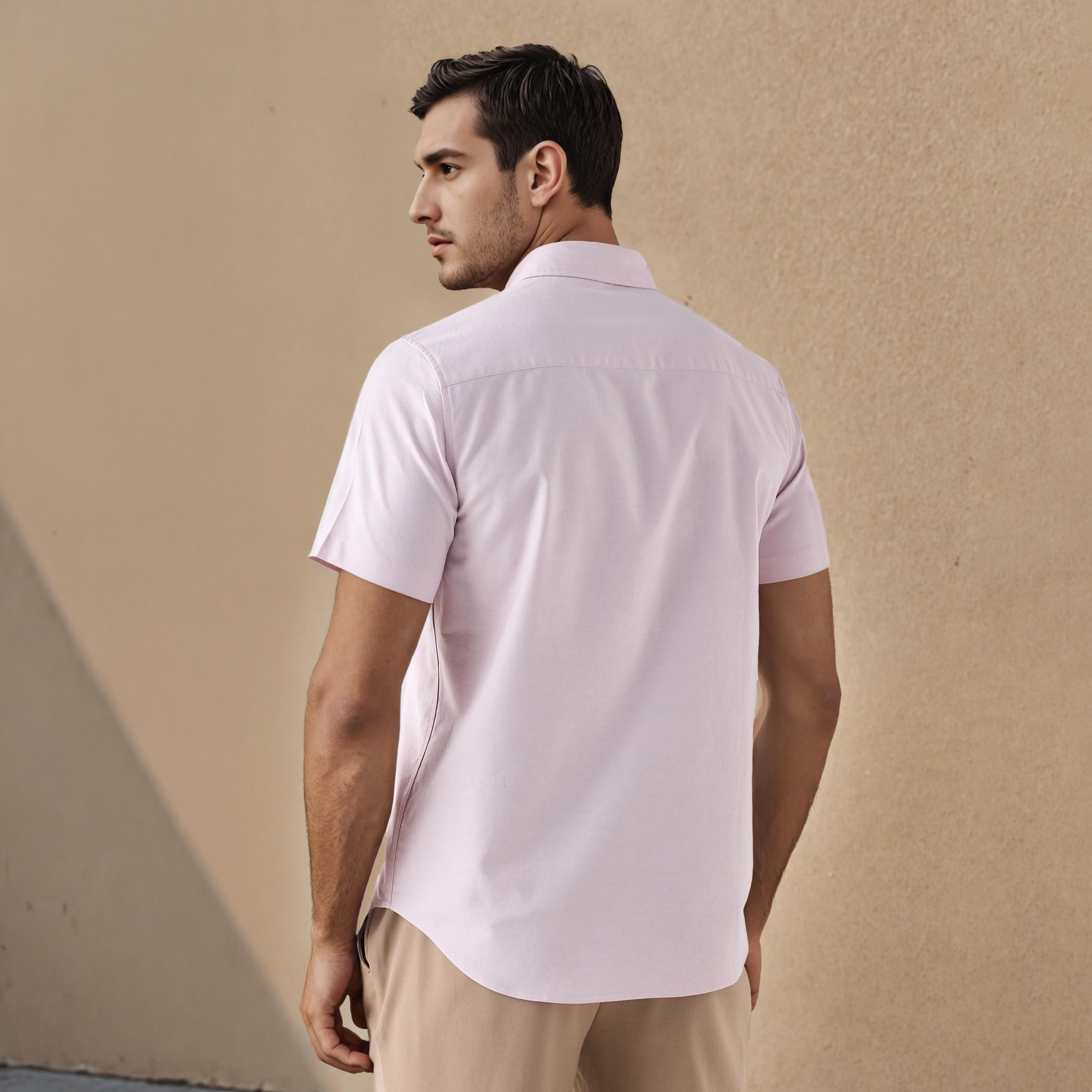 قميص أكسفورد بياقة وقصة عادية-men-clothing-shirts-image-3