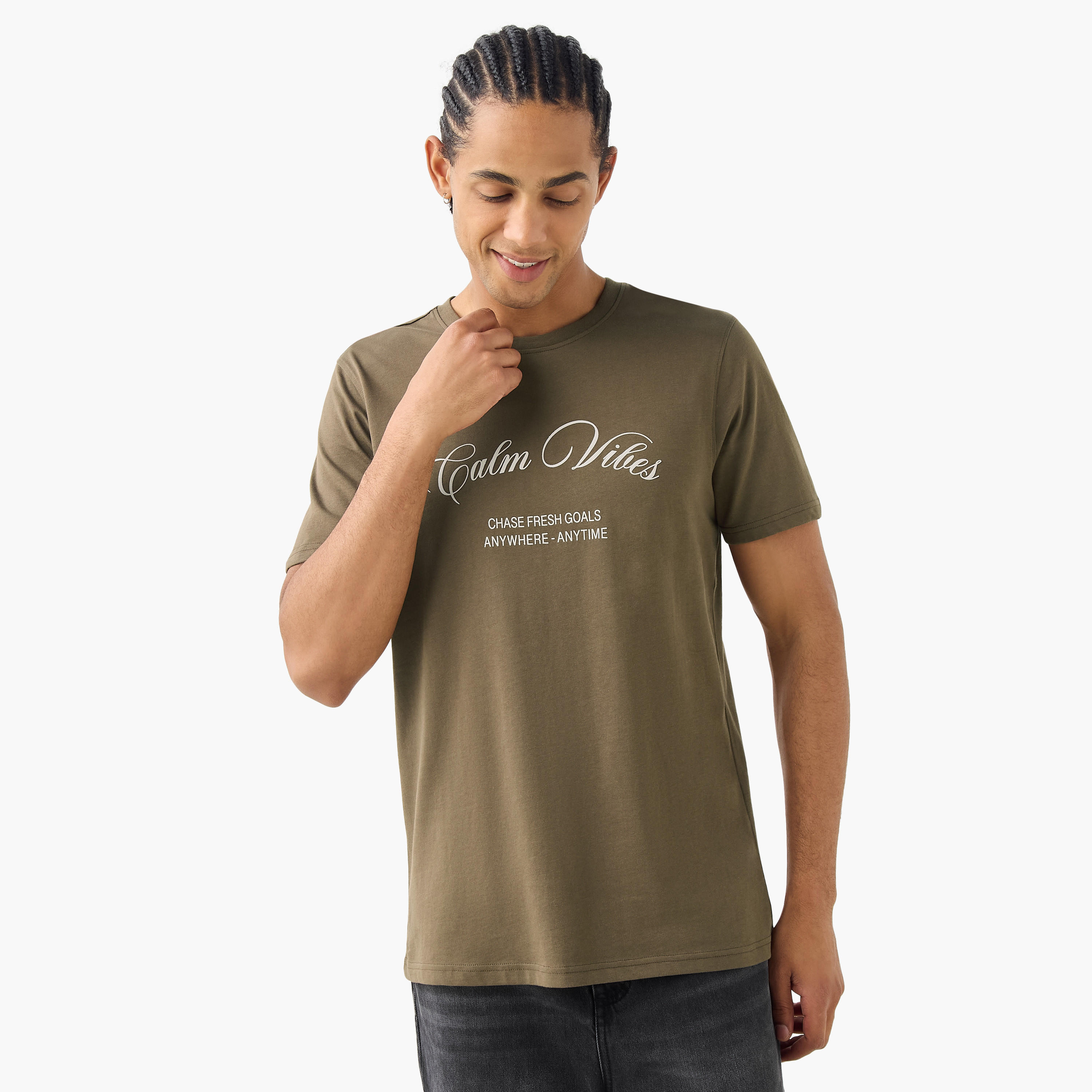 Slogan Print T-shirt-men-clothing-tshirtsandpolos-tshirts-image-1