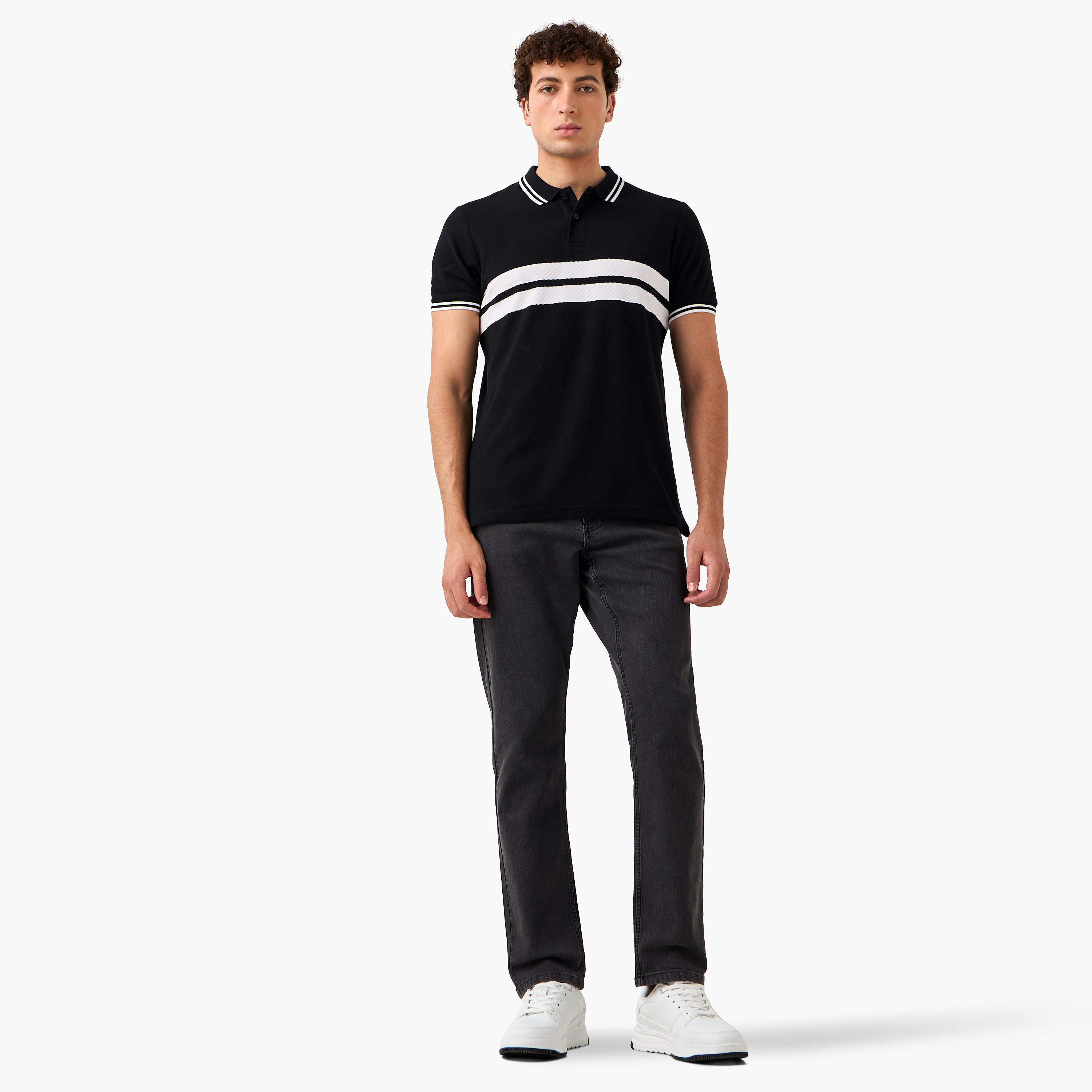 Striped Polo T-shirt-men-clothing-tshirtsandpolos-polos-image-2