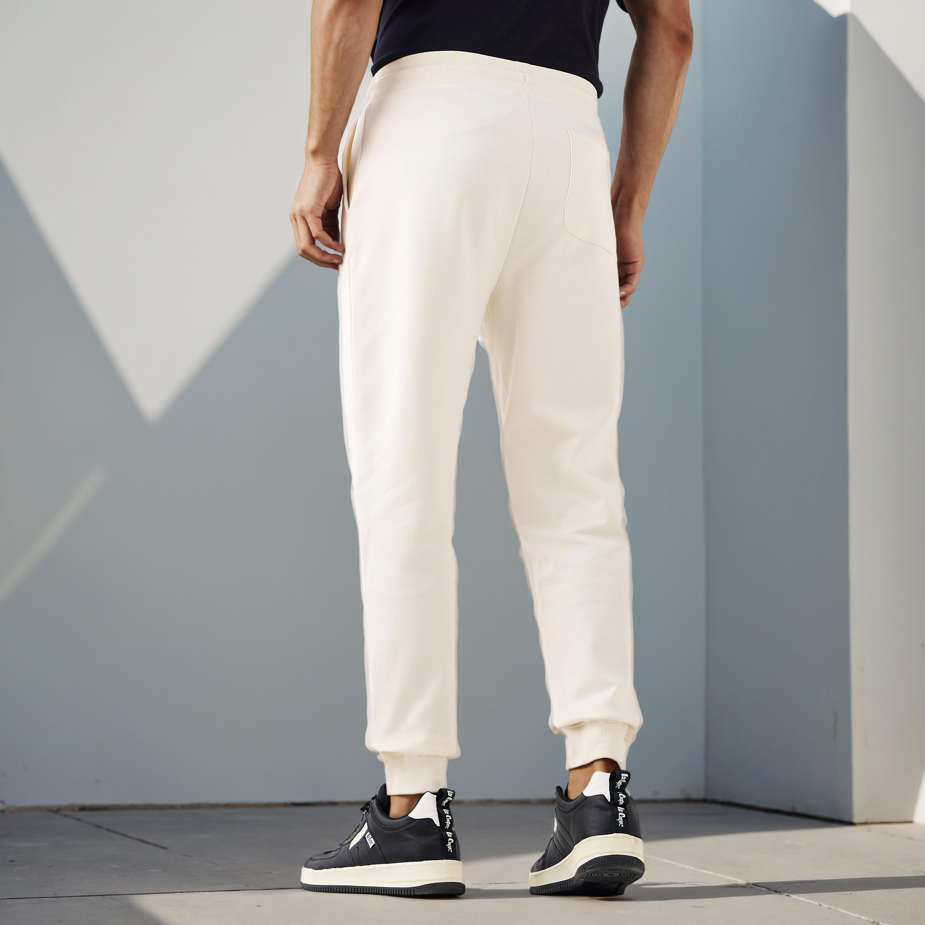 Regular Fit Flexi Waist Joggers with Pockets-men-clothing-bottoms-joggers-image-3