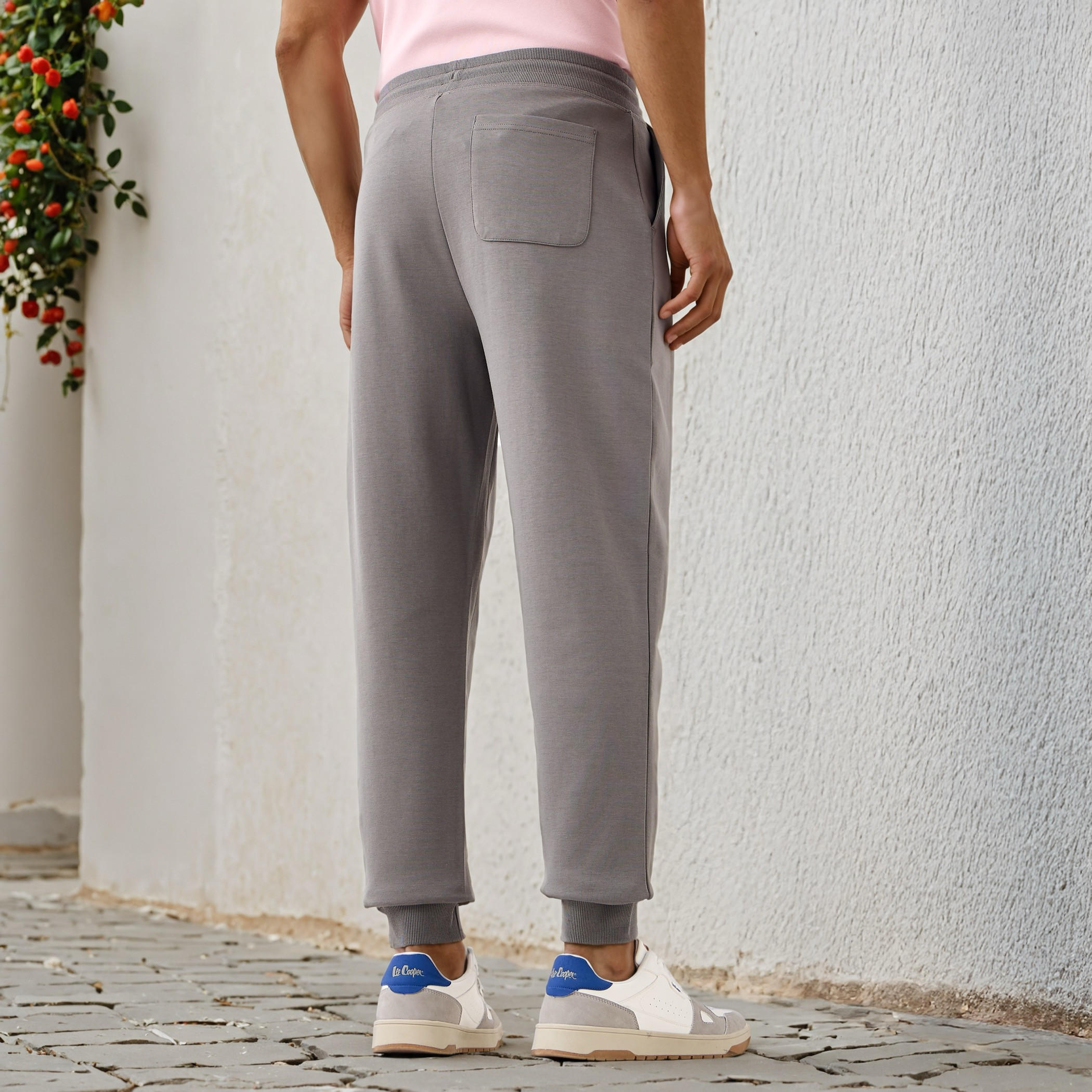 Regular Fit Flexi Waist Joggers with Pockets-men-clothing-bottoms-joggers-image-3