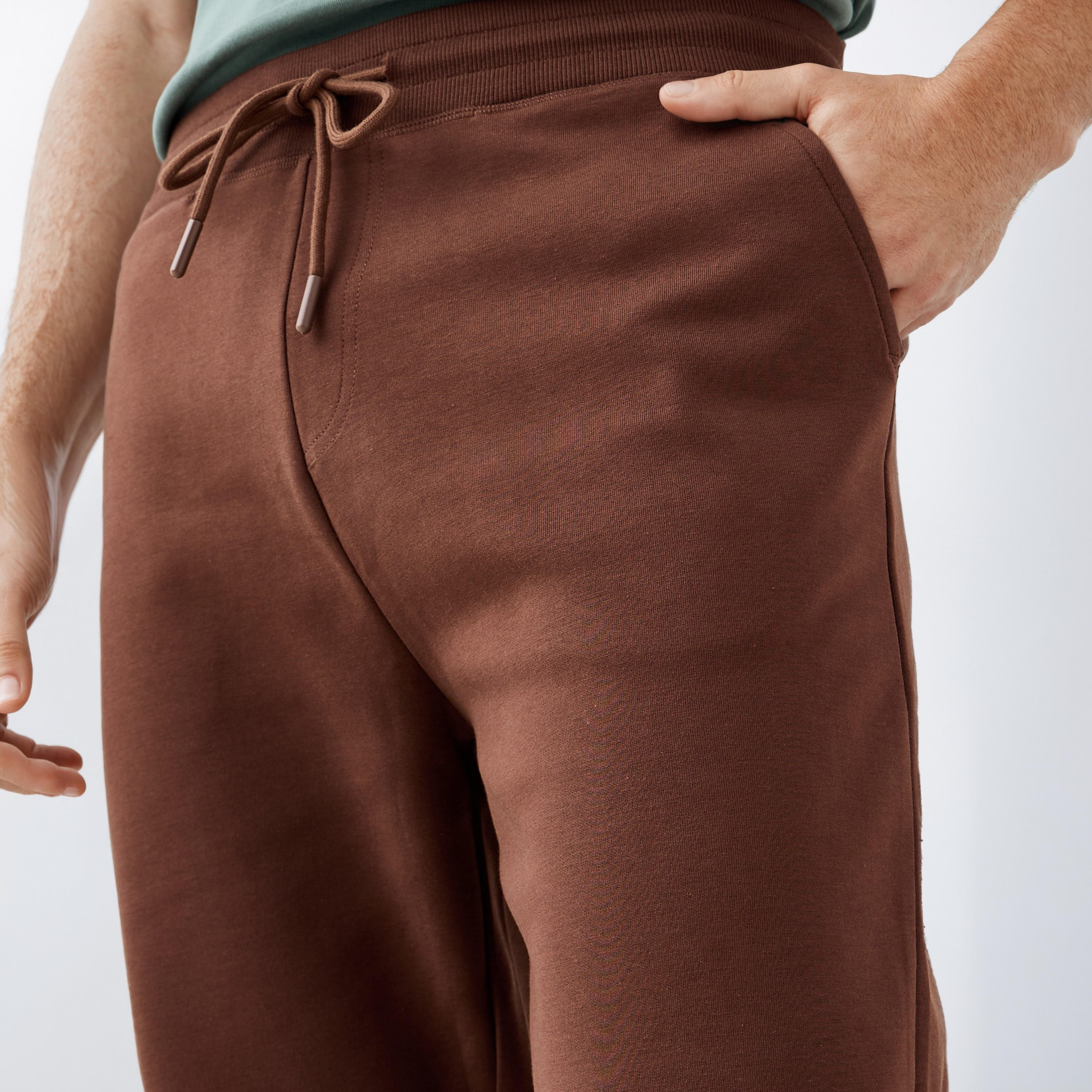 Regular Fit Flexi Waist Joggers with Pockets-men-clothing-bottoms-joggers-image-4