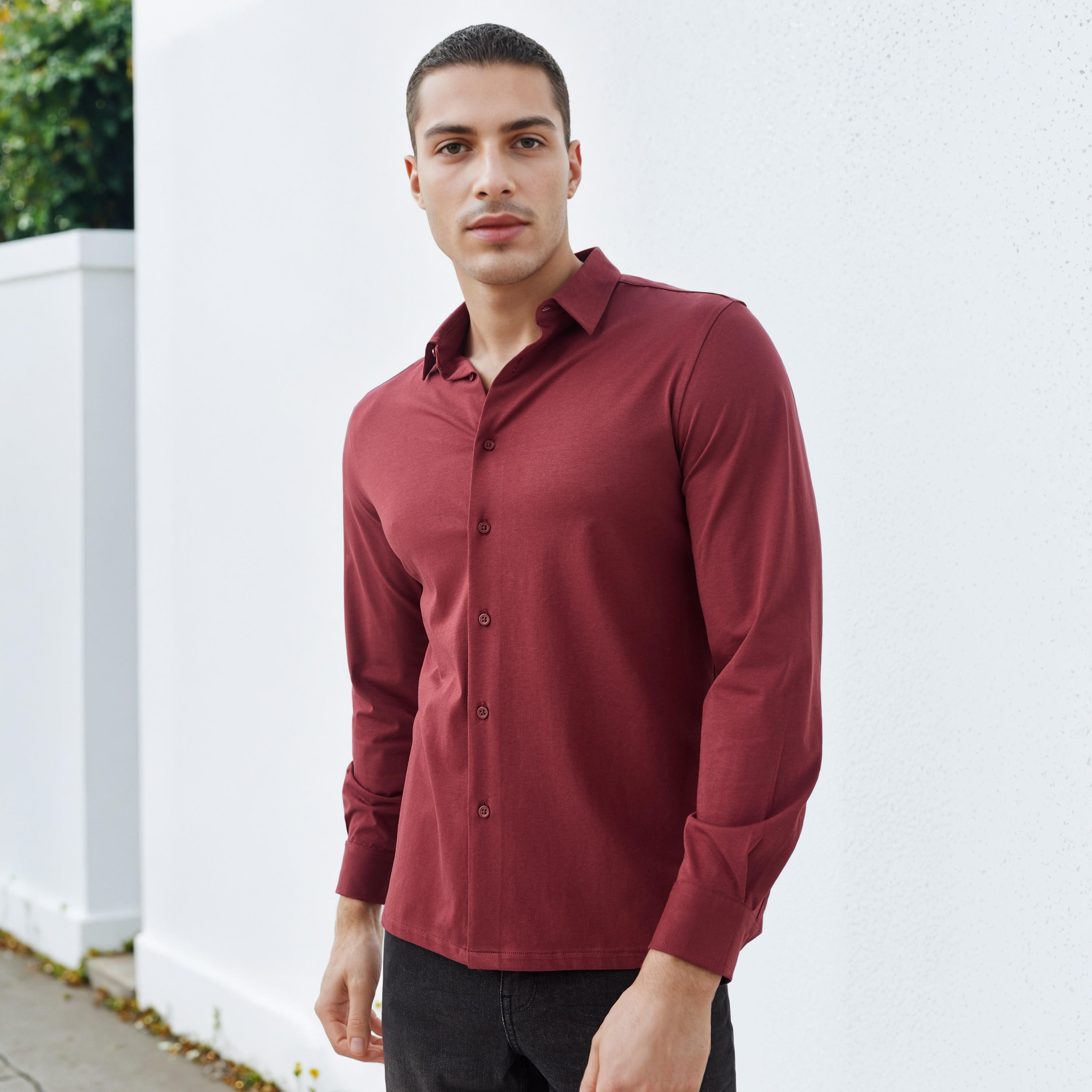 قميص بقصّة عادية-men-clothing-shirts-image-1