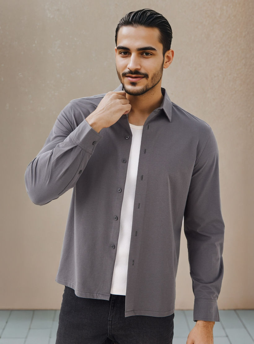 قميص بقصّة عادية-men-clothing-shirts-image-1