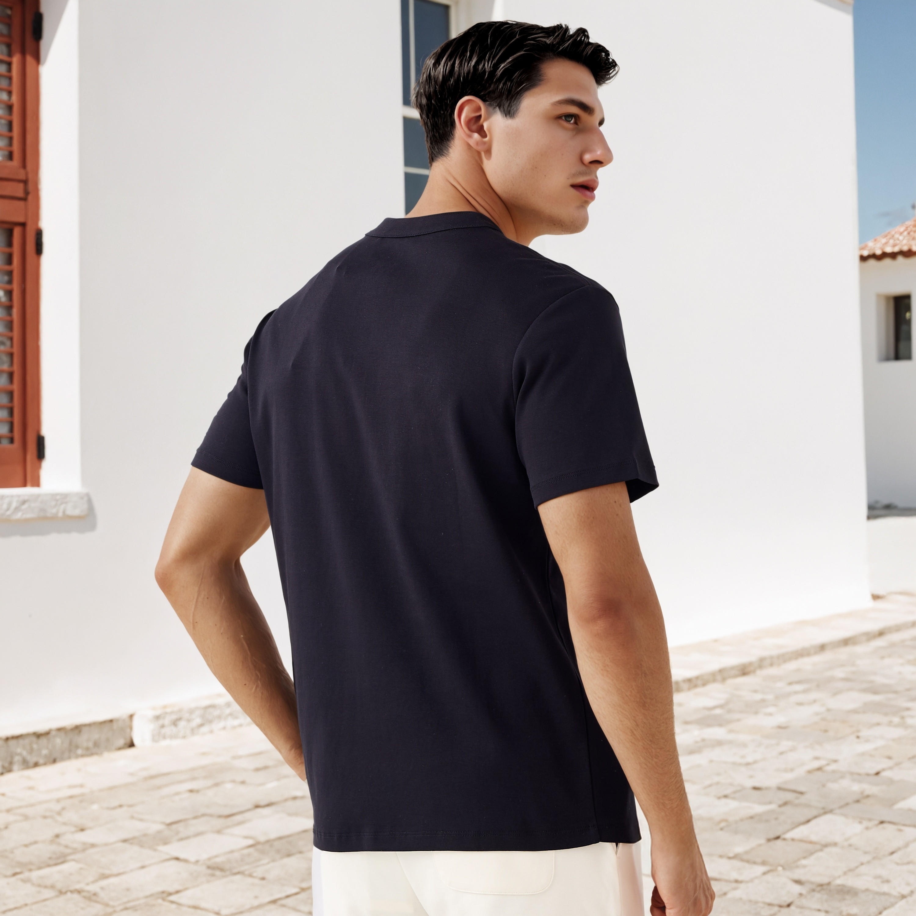 Regular Fit Henley Neck T-shirt-men-clothing-tshirtsandpolos-tshirts-image-3