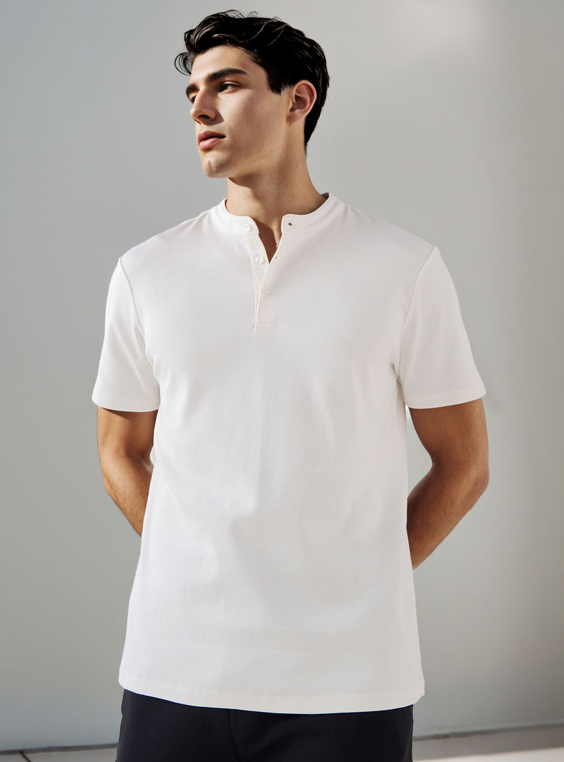 Regular Fit Henley Neck T-shirt-men-clothing-tshirtsandpolos-tshirts-image-1