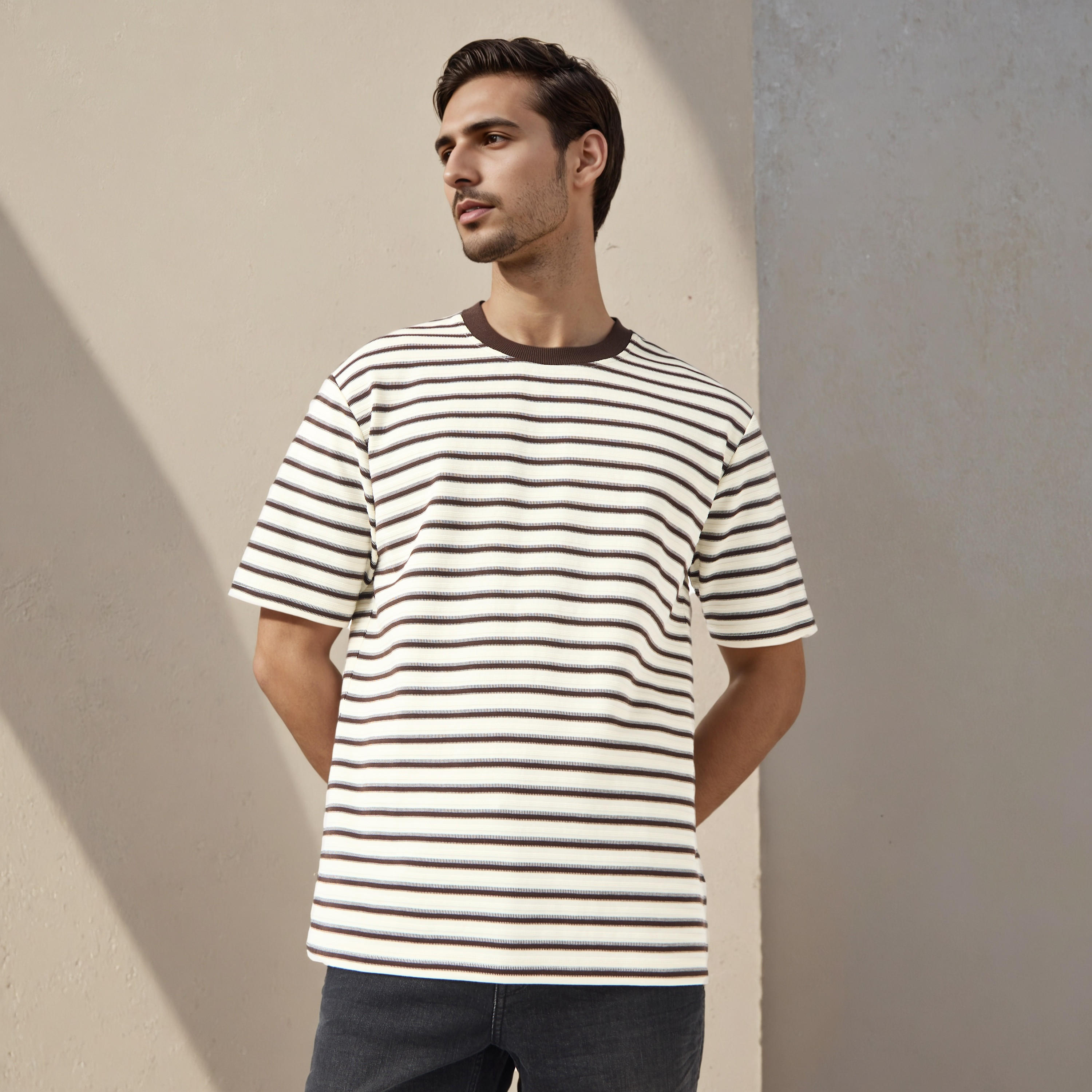 Striped Crew Neck Ottoman T-shirt-men-clothing-tshirtsandpolos-tshirts-image-1