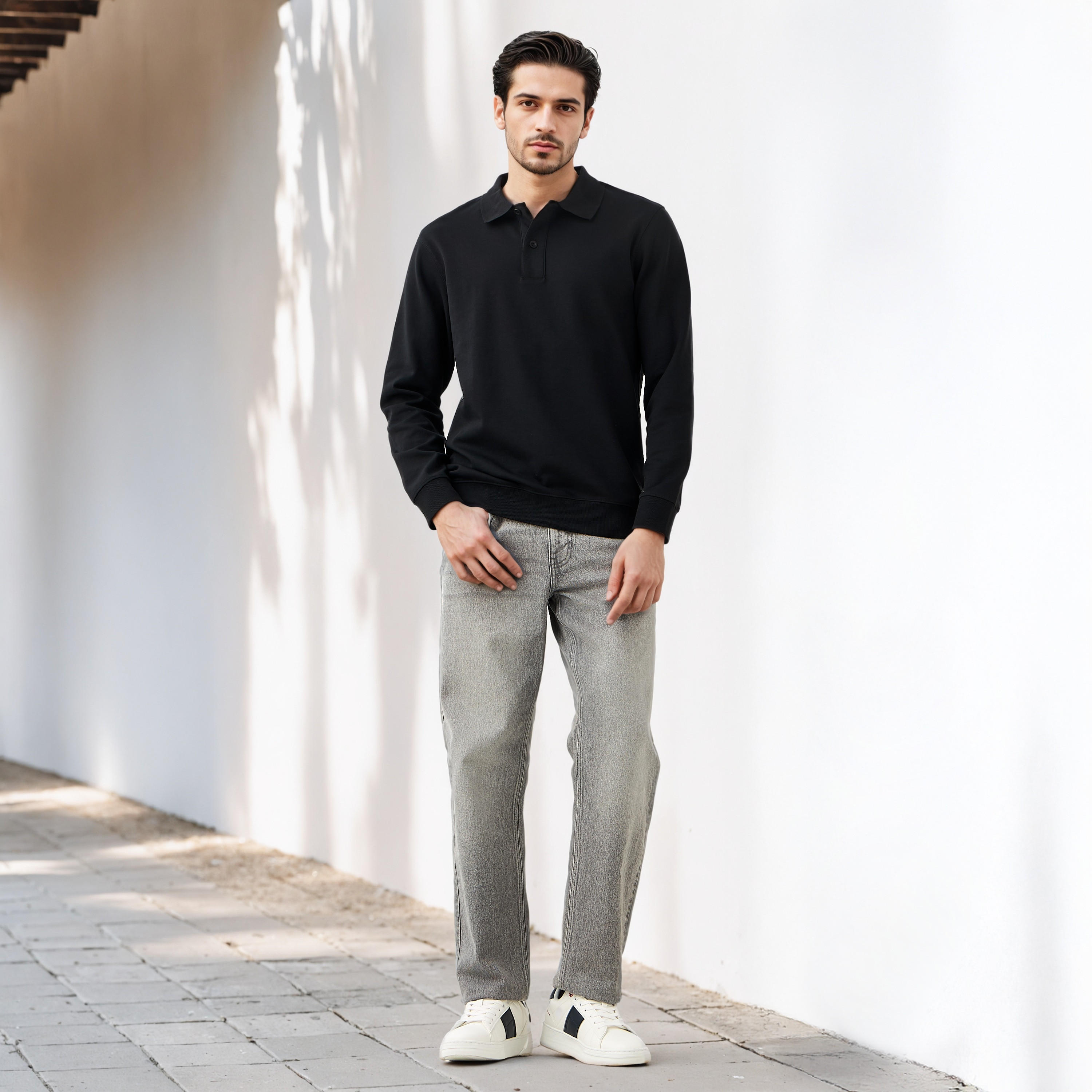 تيشيرت بولو بقصة عادية-men-clothing-tshirtsandpolos-polos-image-4
