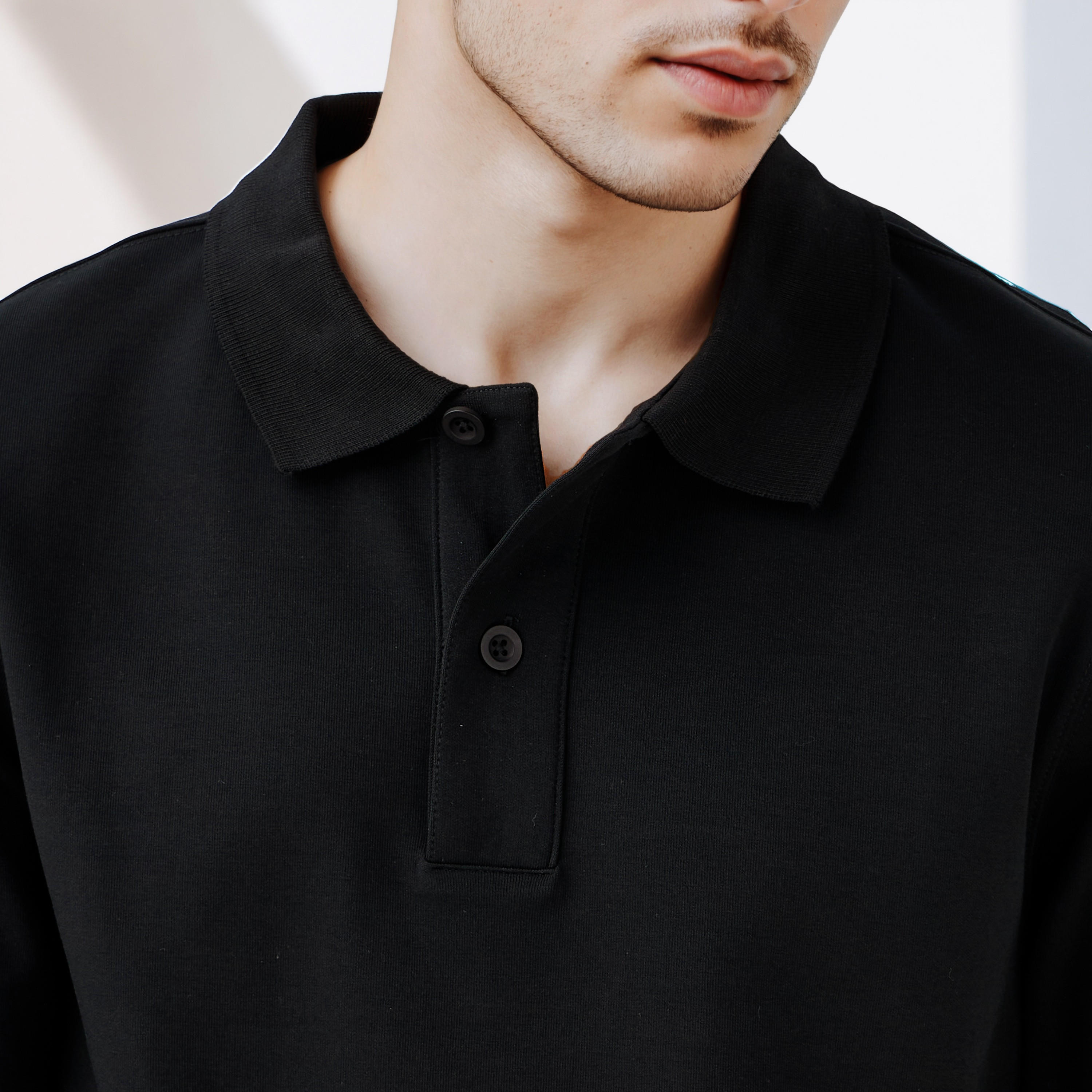 Regular Fit Bonded Polo T-shirt-men-clothing-tshirtsandpolos-polos-image-5