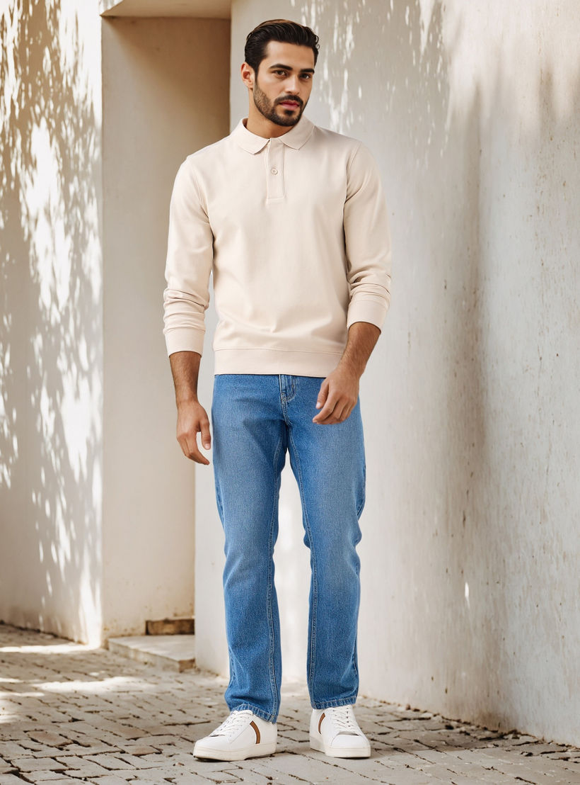 Regular Fit Bonded Polo T-shirt-men-clothing-tshirtsandpolos-polos-image-2