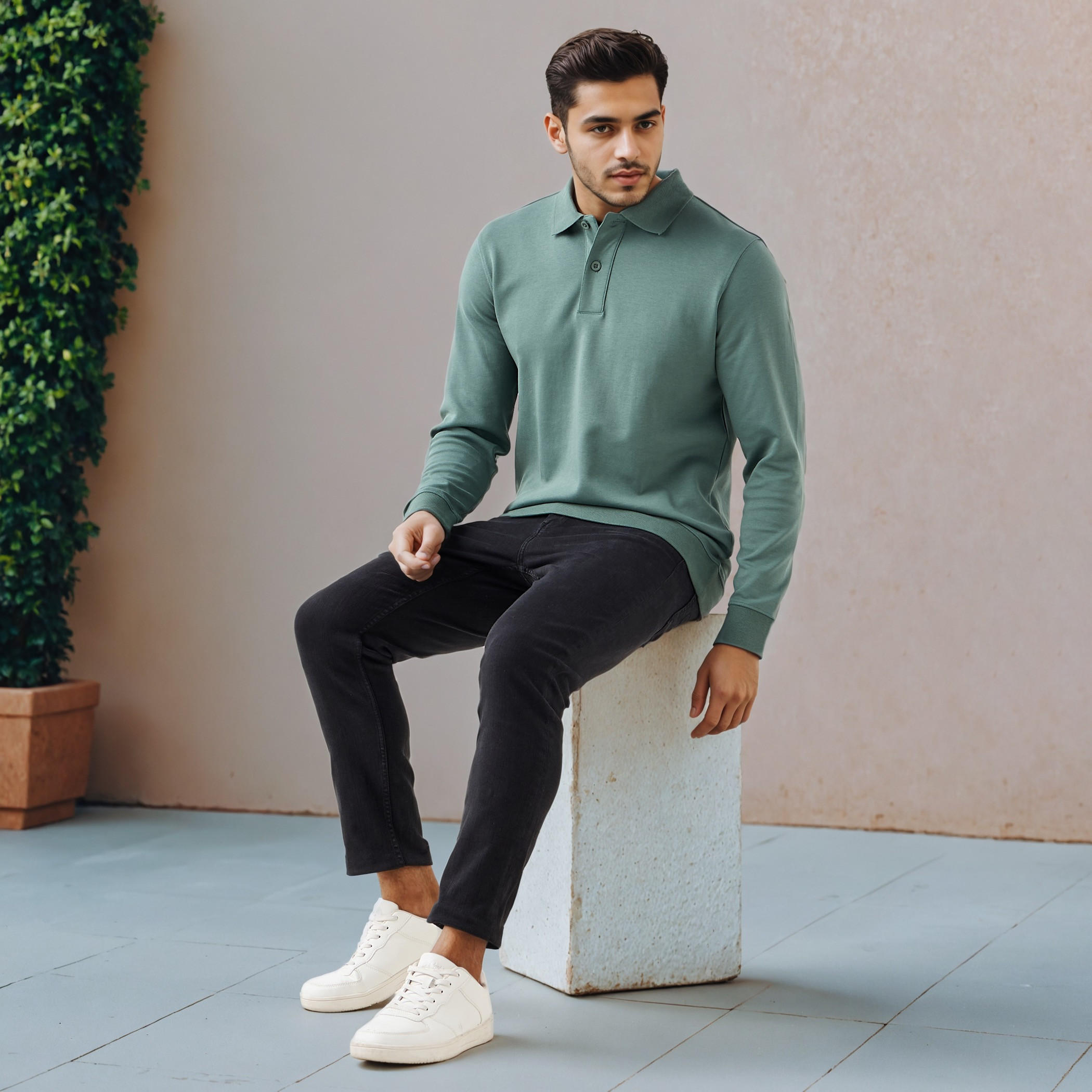تيشيرت بولو بقصة عادية-men-clothing-tshirtsandpolos-polos-image-2