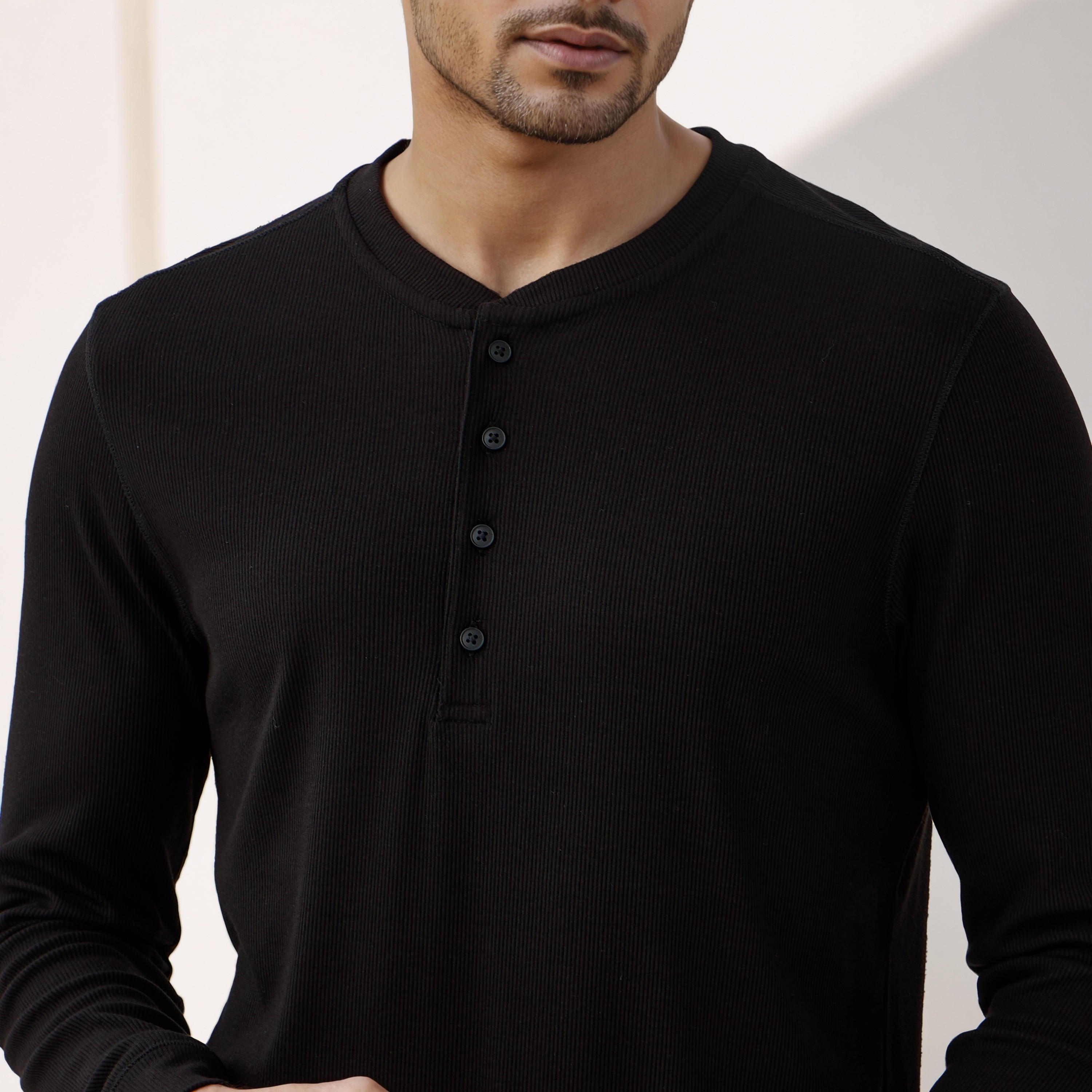 تيشيرت بارز الملمس بقصّة عادية-men-clothing-tshirtsandpolos-tshirts-image-2