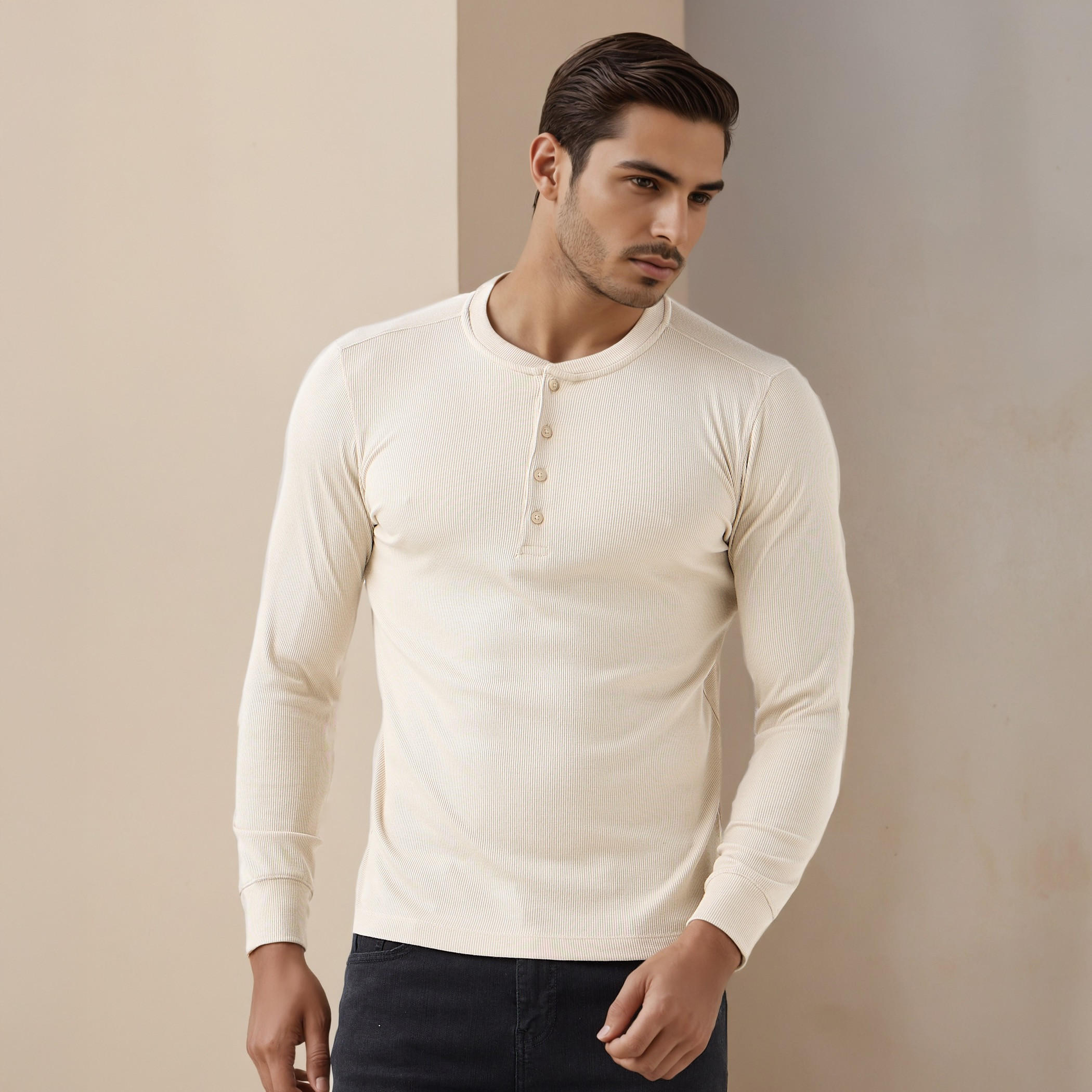 Regular Fit Textured T-shirt-men-clothing-tshirtsandpolos-tshirts-image-1