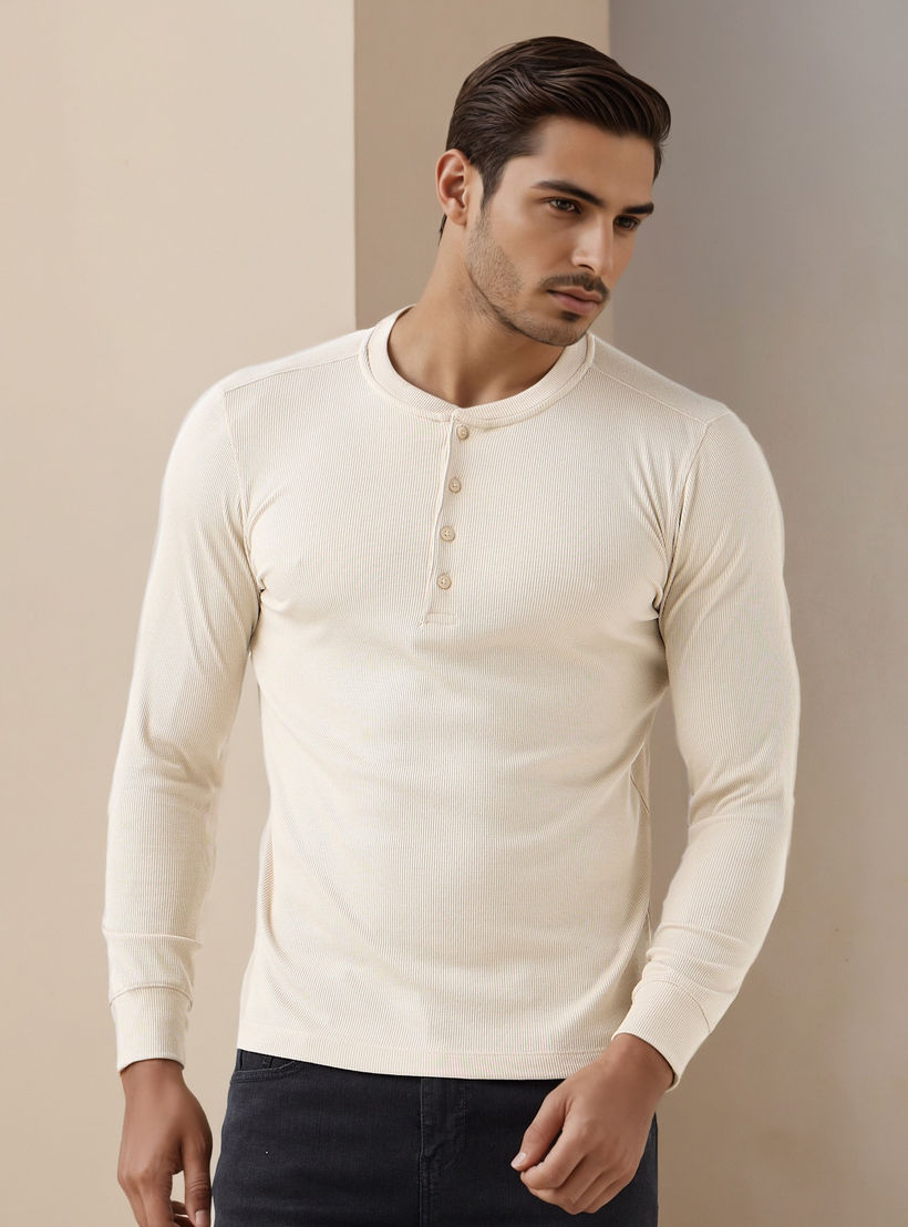 Regular Fit Textured T-shirt-men-clothing-tshirtsandpolos-tshirts-image-1