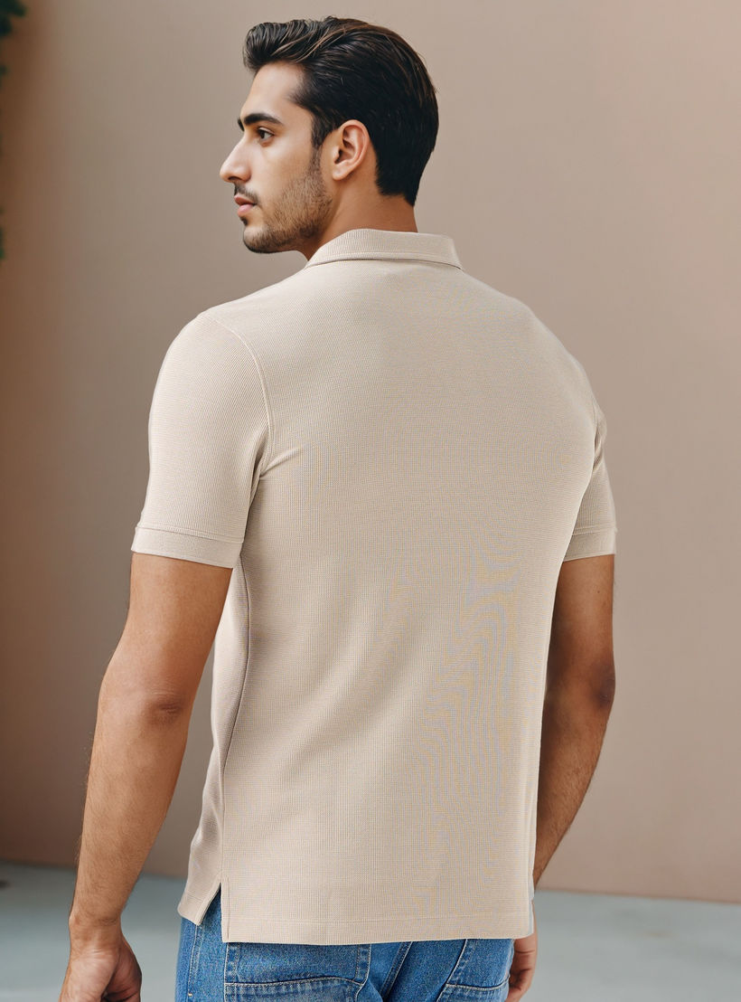 Textured Polo T-shirt-men-clothing-tshirtsandpolos-polos-image-4