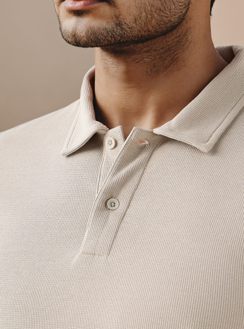 Textured Polo T-shirt-men-clothing-tshirtsandpolos-polos-image-5